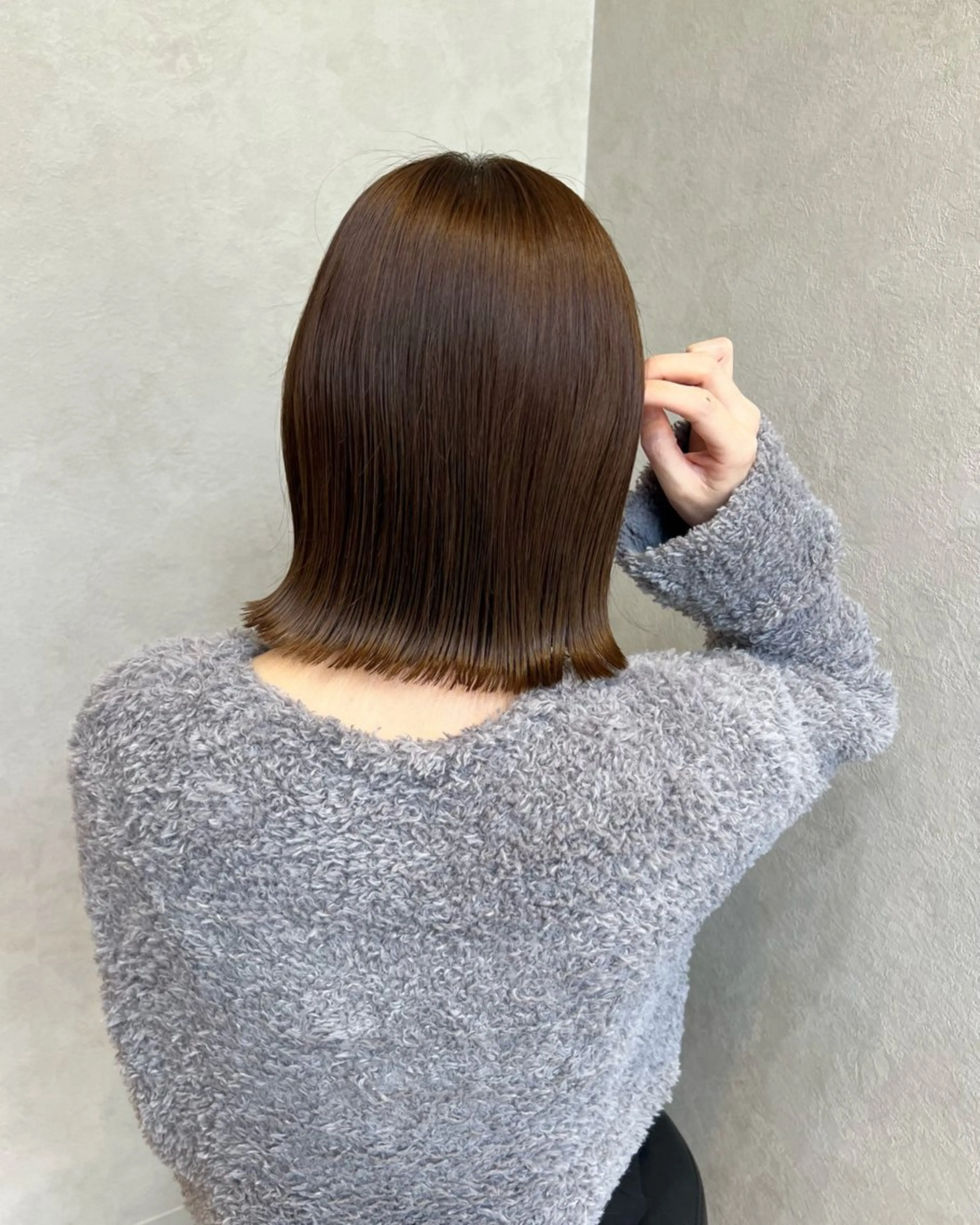 ミディアム 濱野 梨奈のヘアスタイル