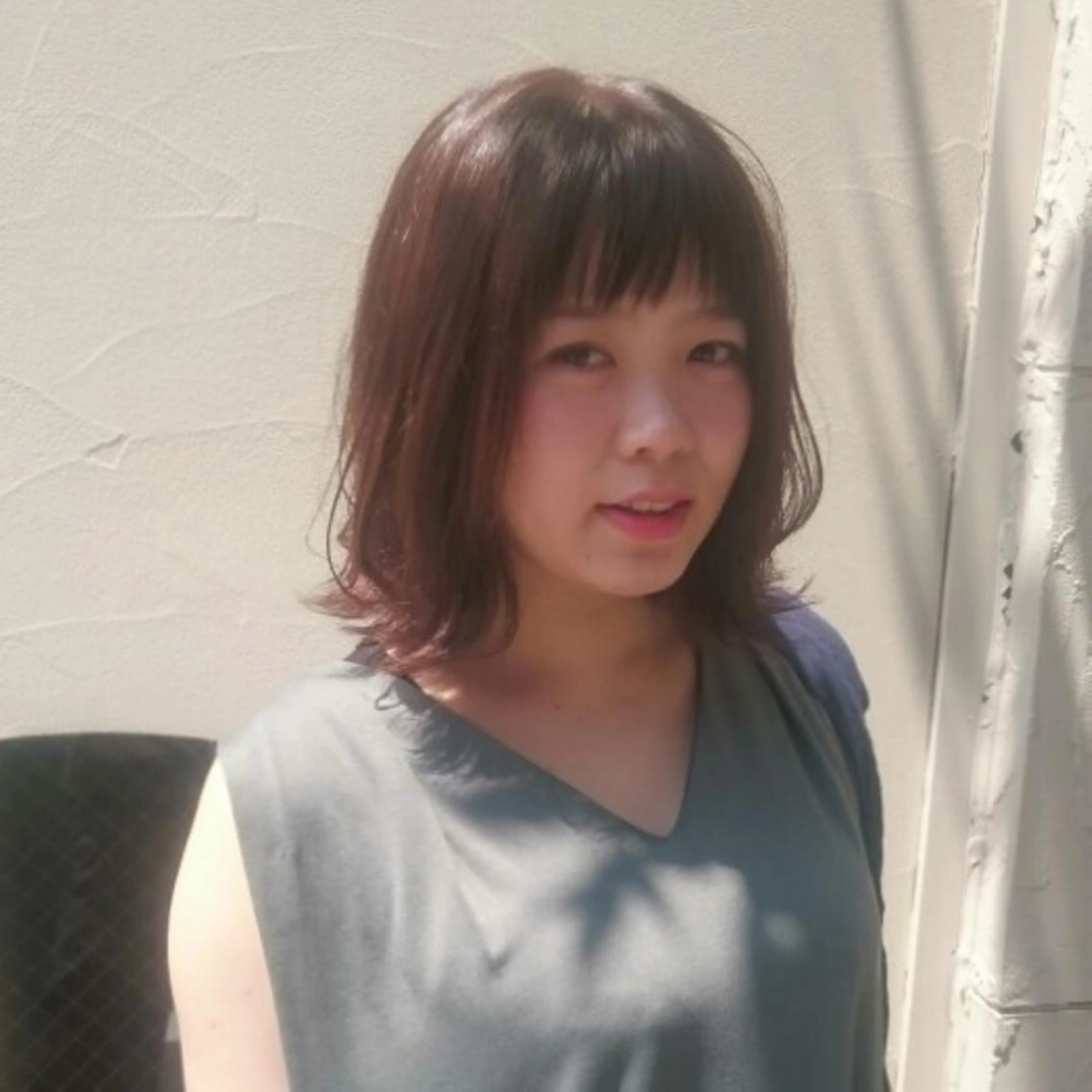 ミディアム 外ハネヘア Ruheplatz所属・HIKARI＠ Ruheplatzのヘアスタイル