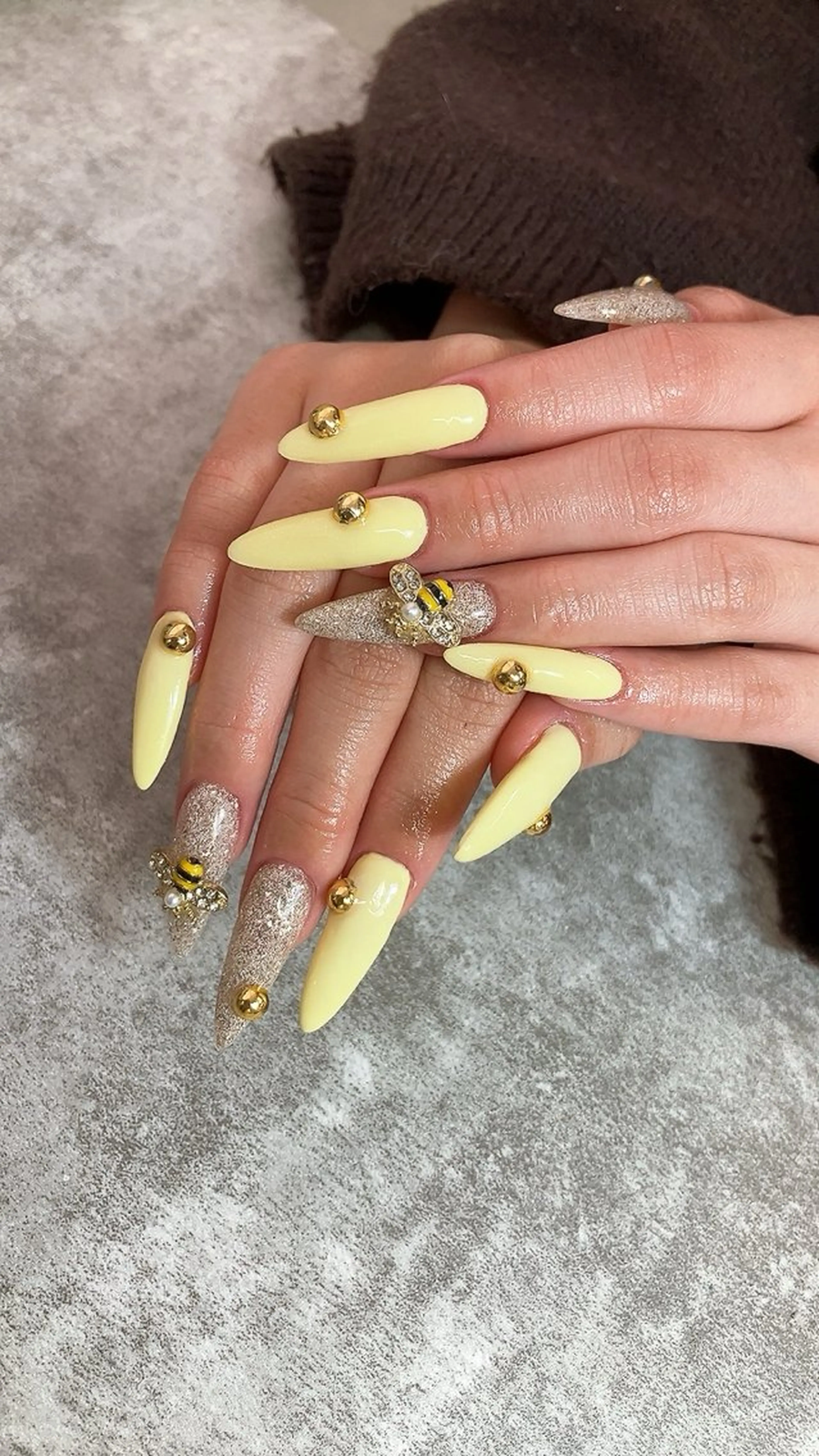 ネイル ロングネイル スカルプネイル 春ネイル ネイルサロンulu Maiのネイルデザイン