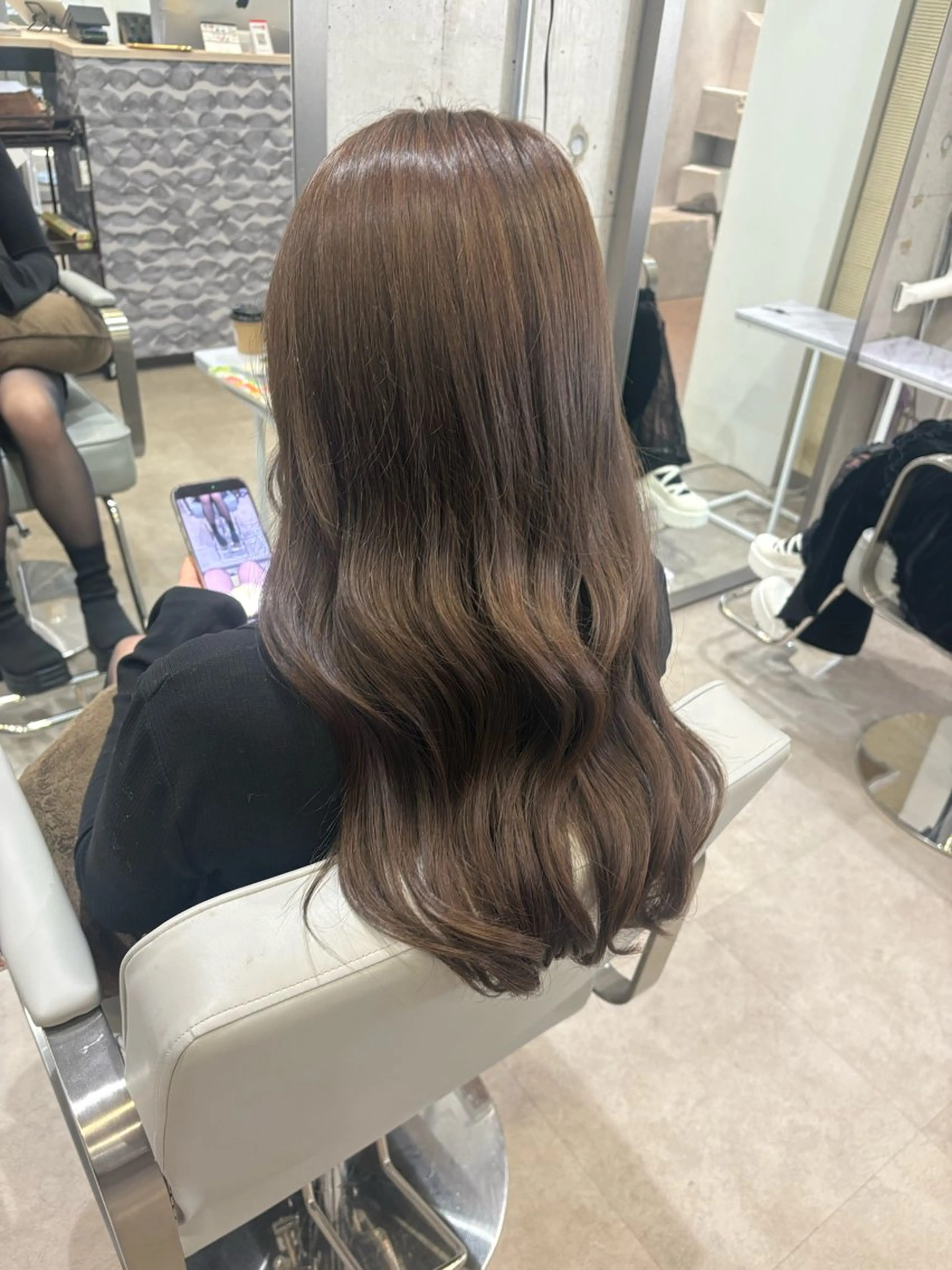 ロング ヘアカラー トリートメント MASHIRO💎 天神/大名のヘアスタイル