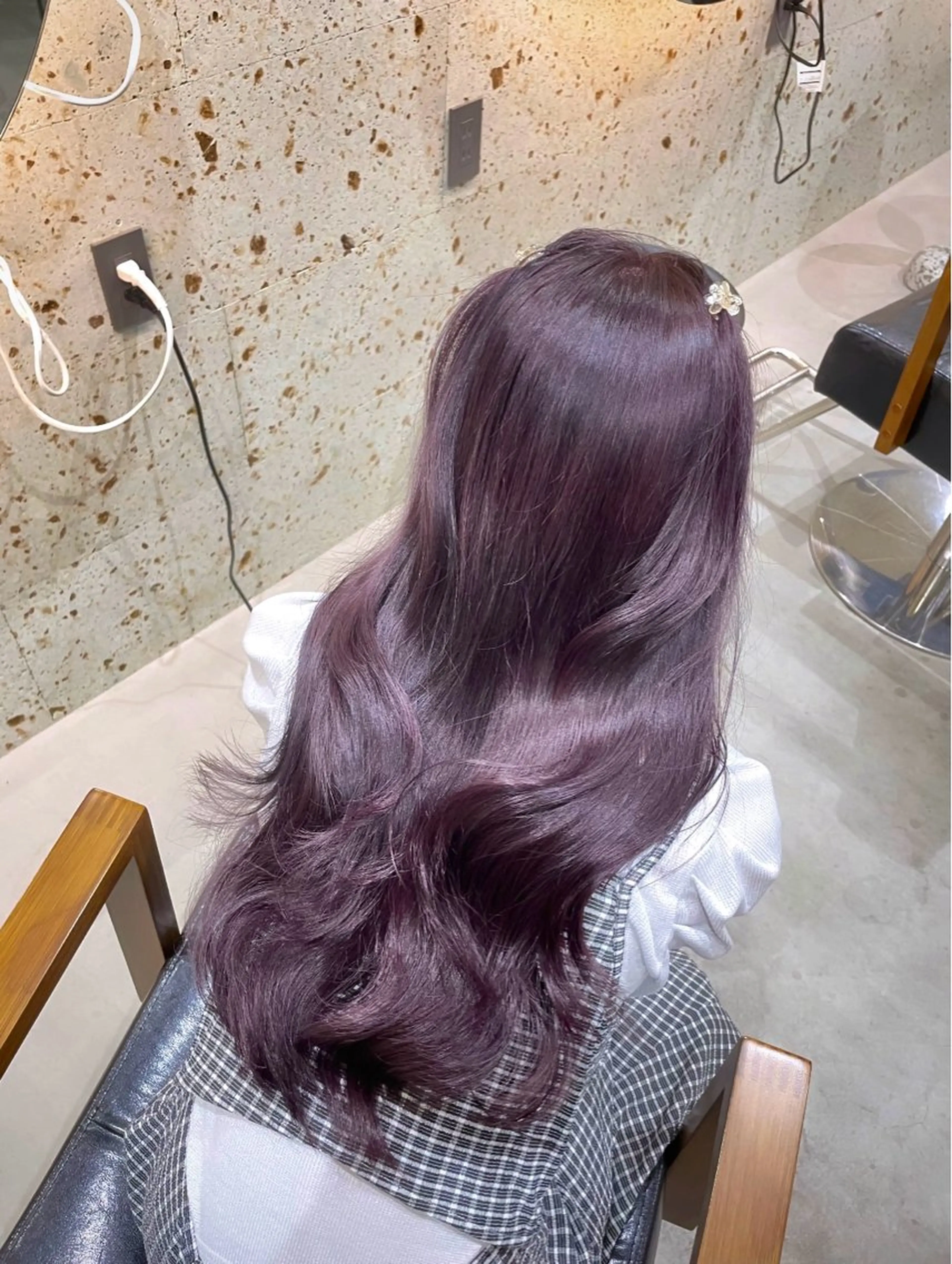 ロング カラー ヘアカラー トリートメント tim hinaのヘアスタイル