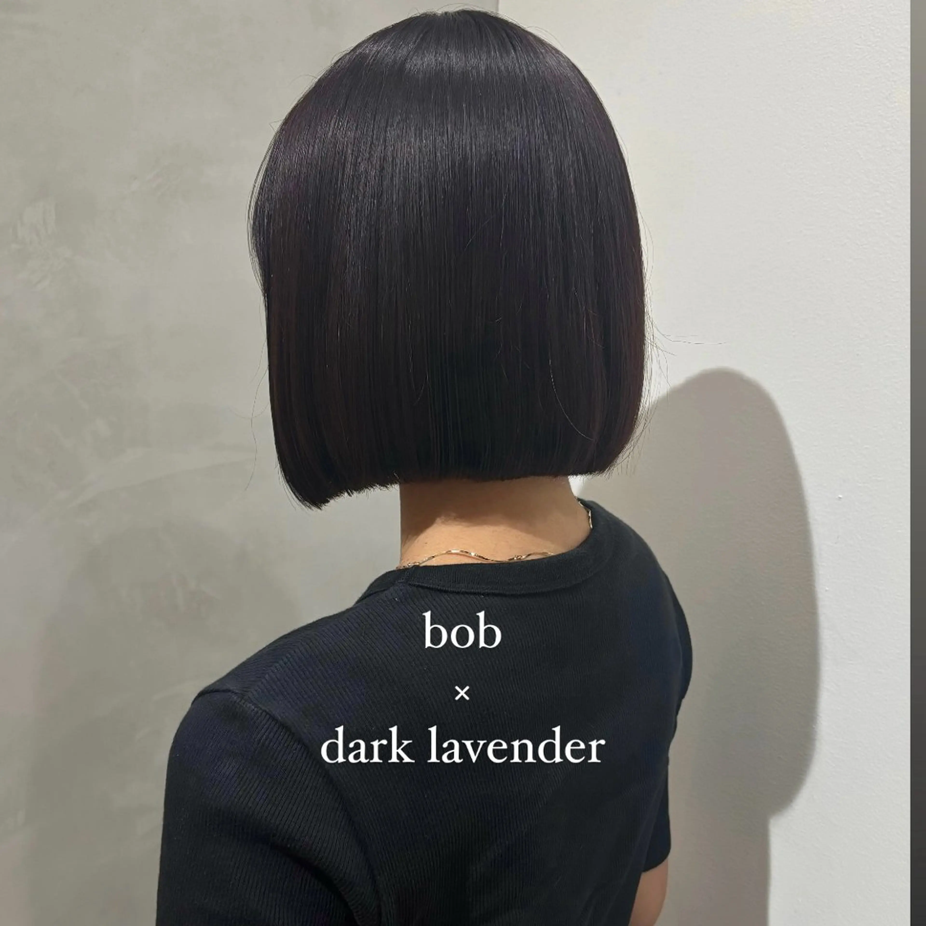 ショート カラー ディープラベンダー ラベンダーカラー ボブ 𝑴𝒊𝒌𝒖💝 透明感モテカラーのヘアスタイル