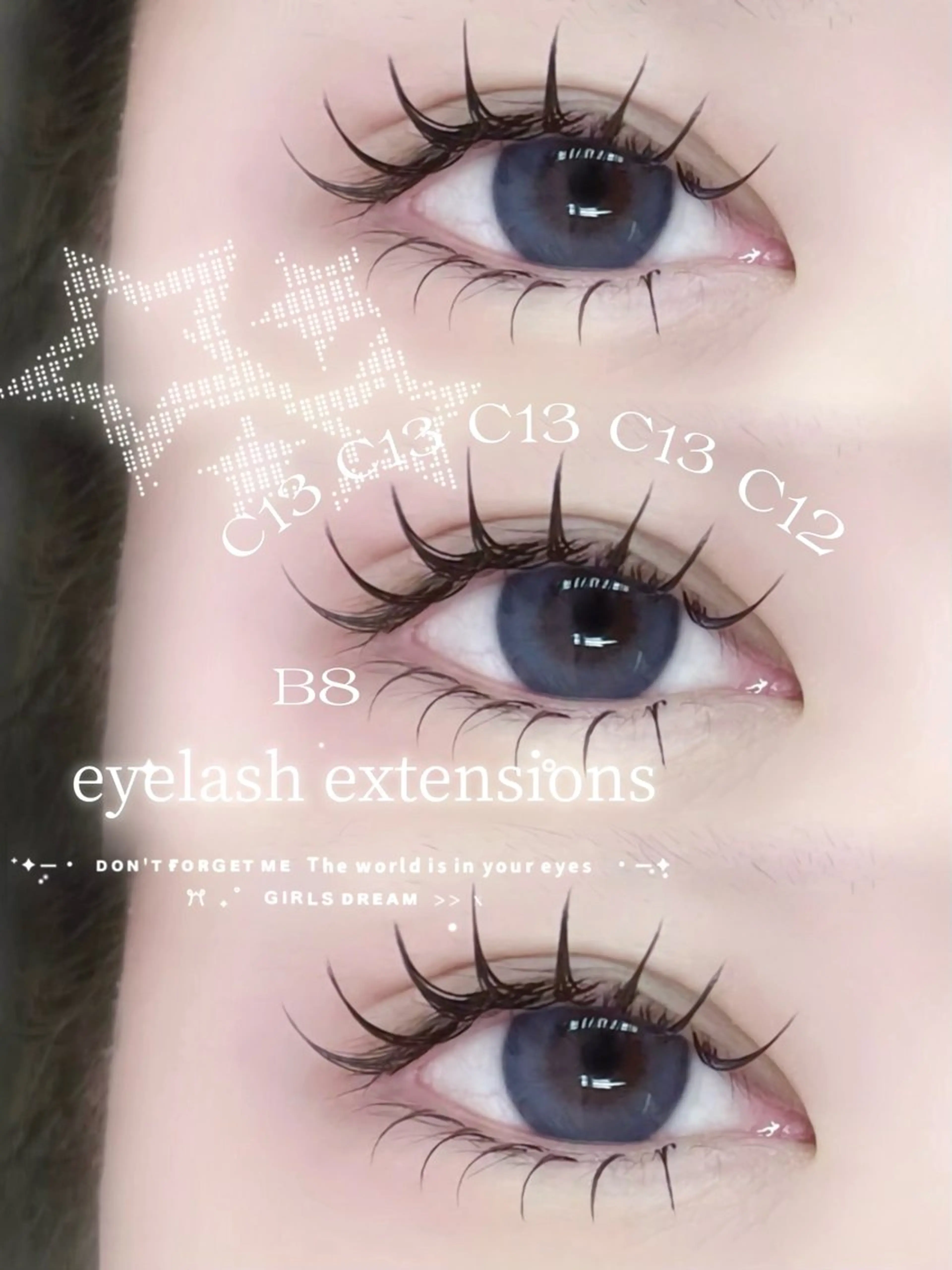 【🏳️⚧️上下マツエク 🏳️⚧️マットフラットラッシュ】上100.下20 オフ・コーティング付の写真