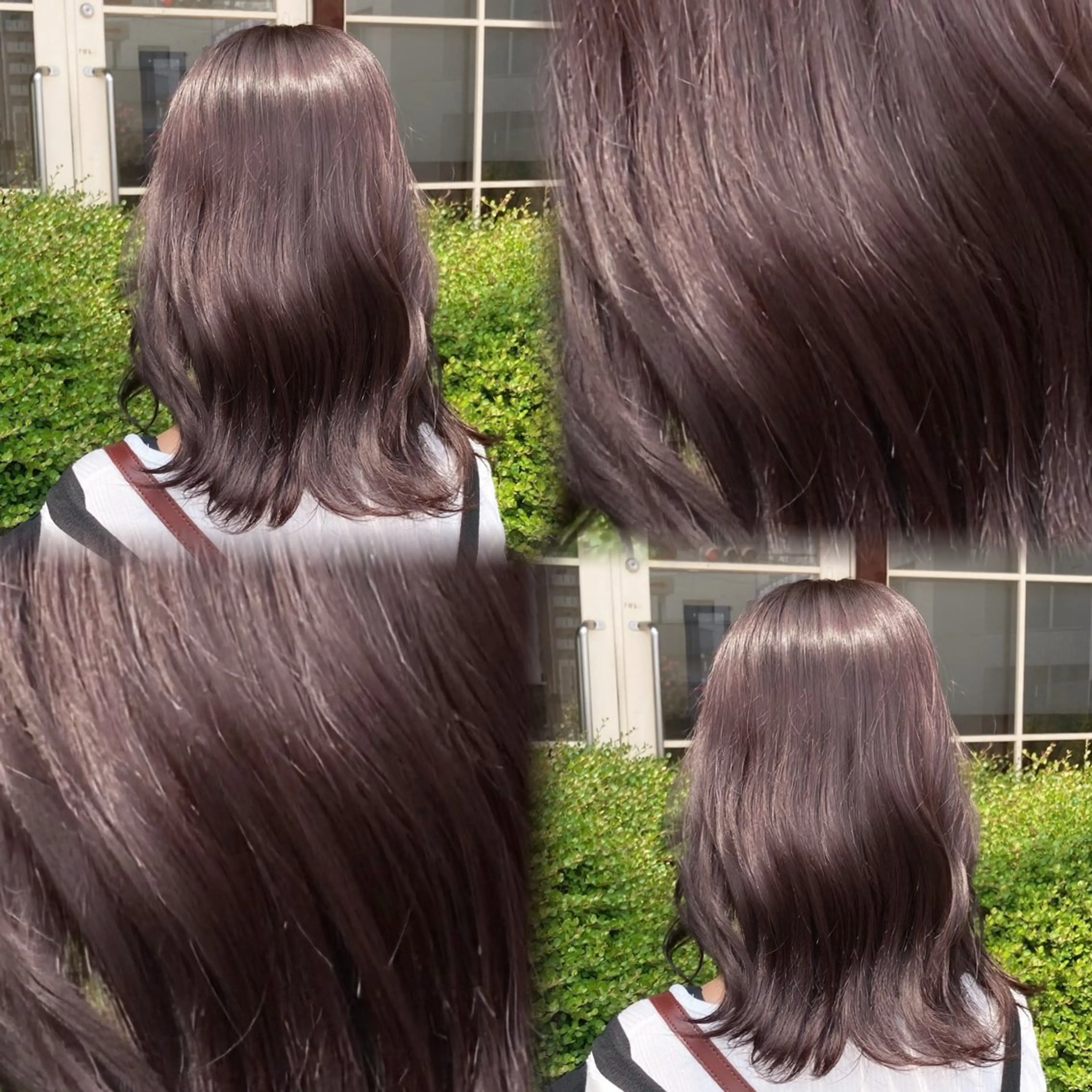 ミディアム カラー カット ヘアカラー 透明感カラー×レイヤ ー🧊横田 冴のヘアスタイル