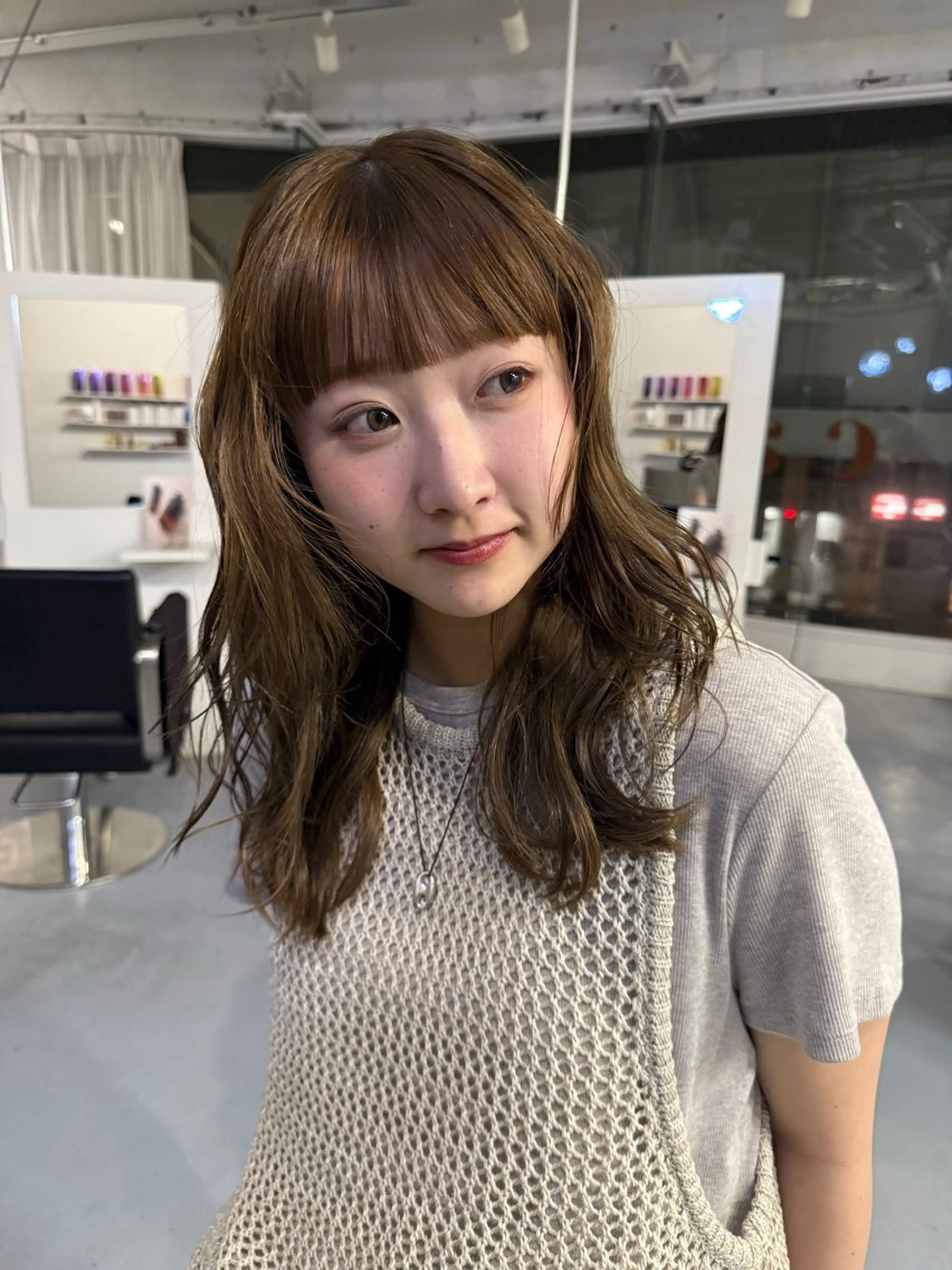 セミロング カット ヘアカラー トリートメント Cashel Tokyo_sotaのヘアスタイル
