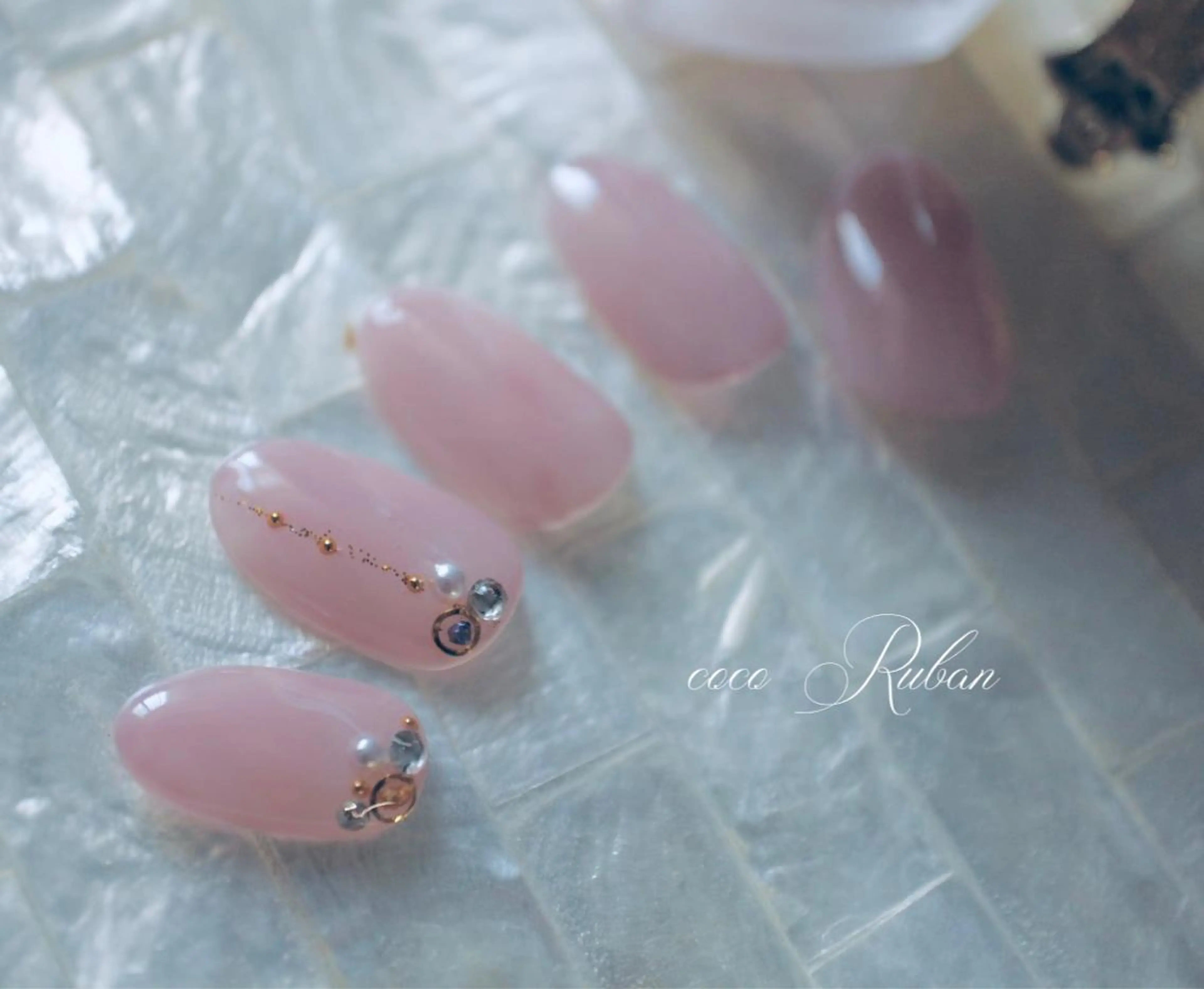 ネイル 自爪育成ネイルサロン ココリュバンのネイルデザイン