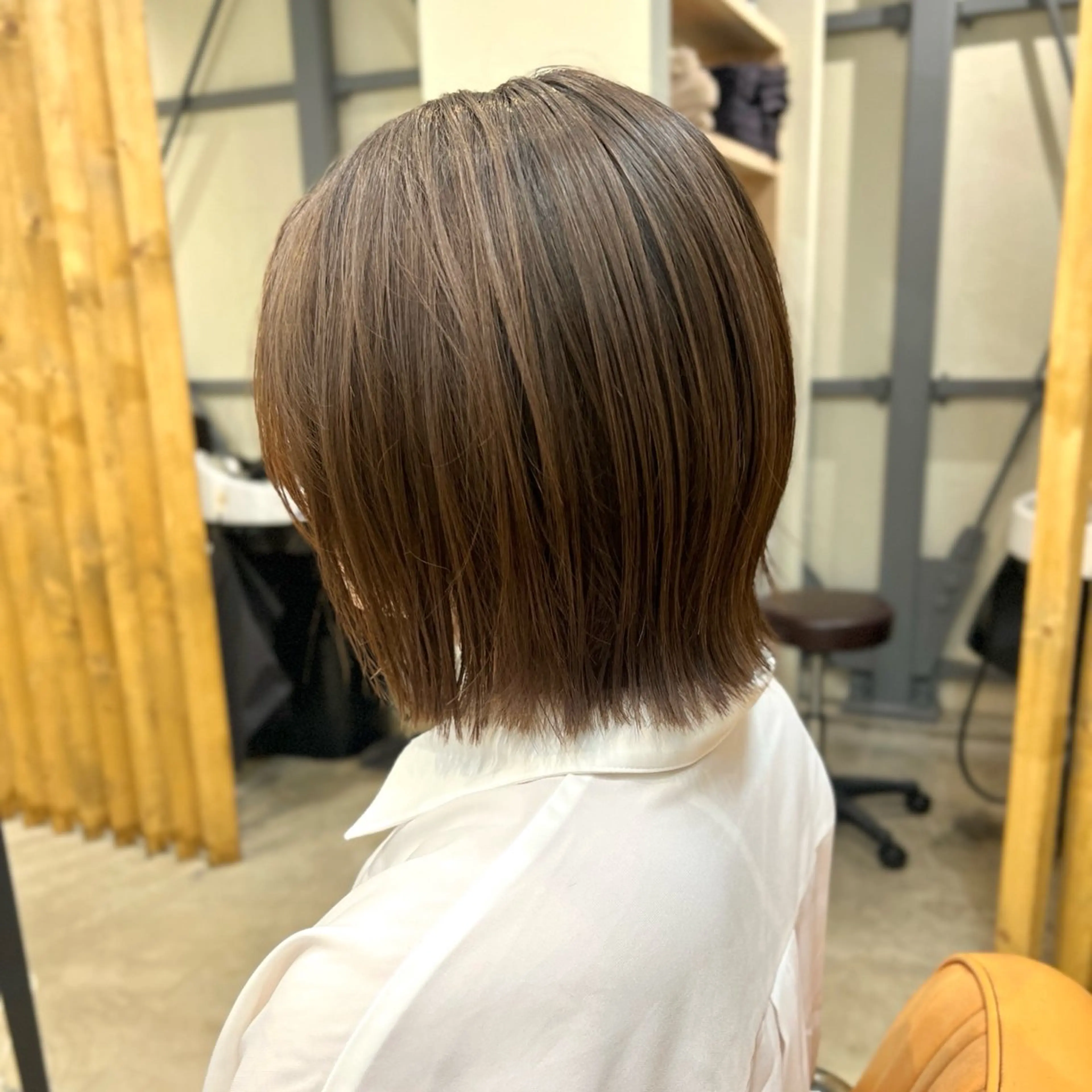 ミディアム カラー 梅本 淑人のヘアスタイル