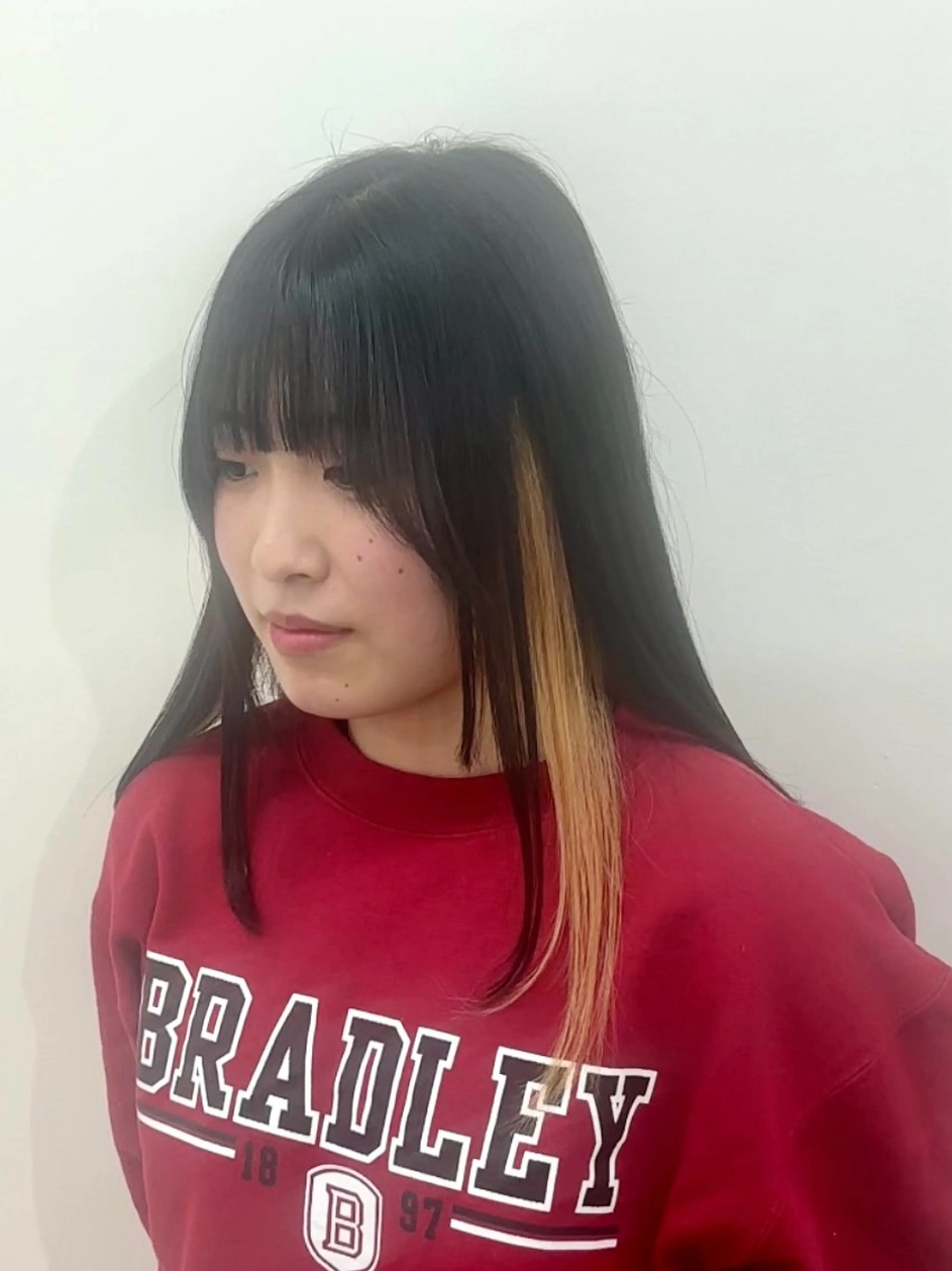 セミロング カット ヘアカラー aura所属・CONAN｜盛岡ボブ 特化/タッセルボブのヘアスタイル