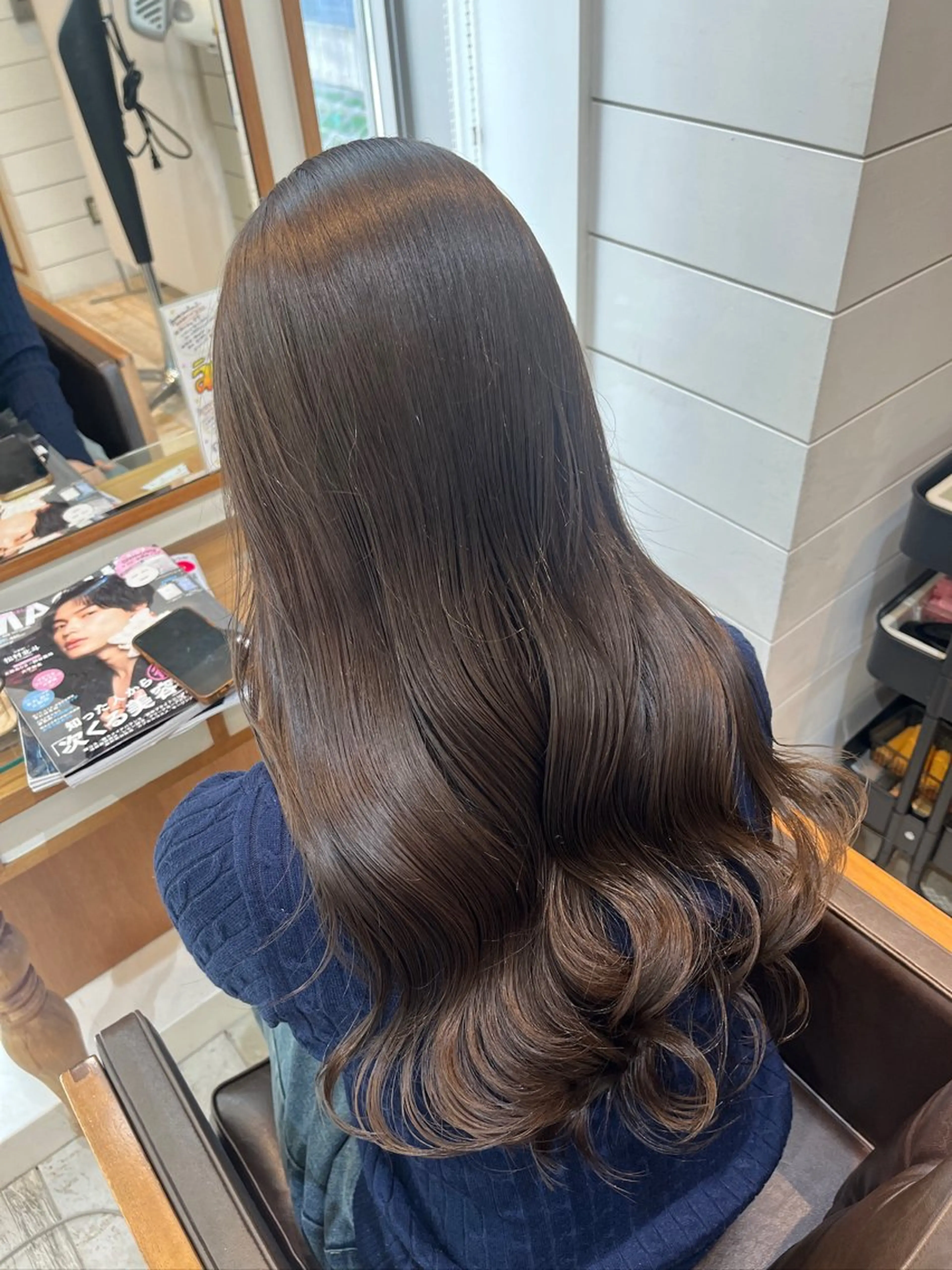 カラー Miwa🦋渋谷/ 透明感カラー/セットのヘアスタイル