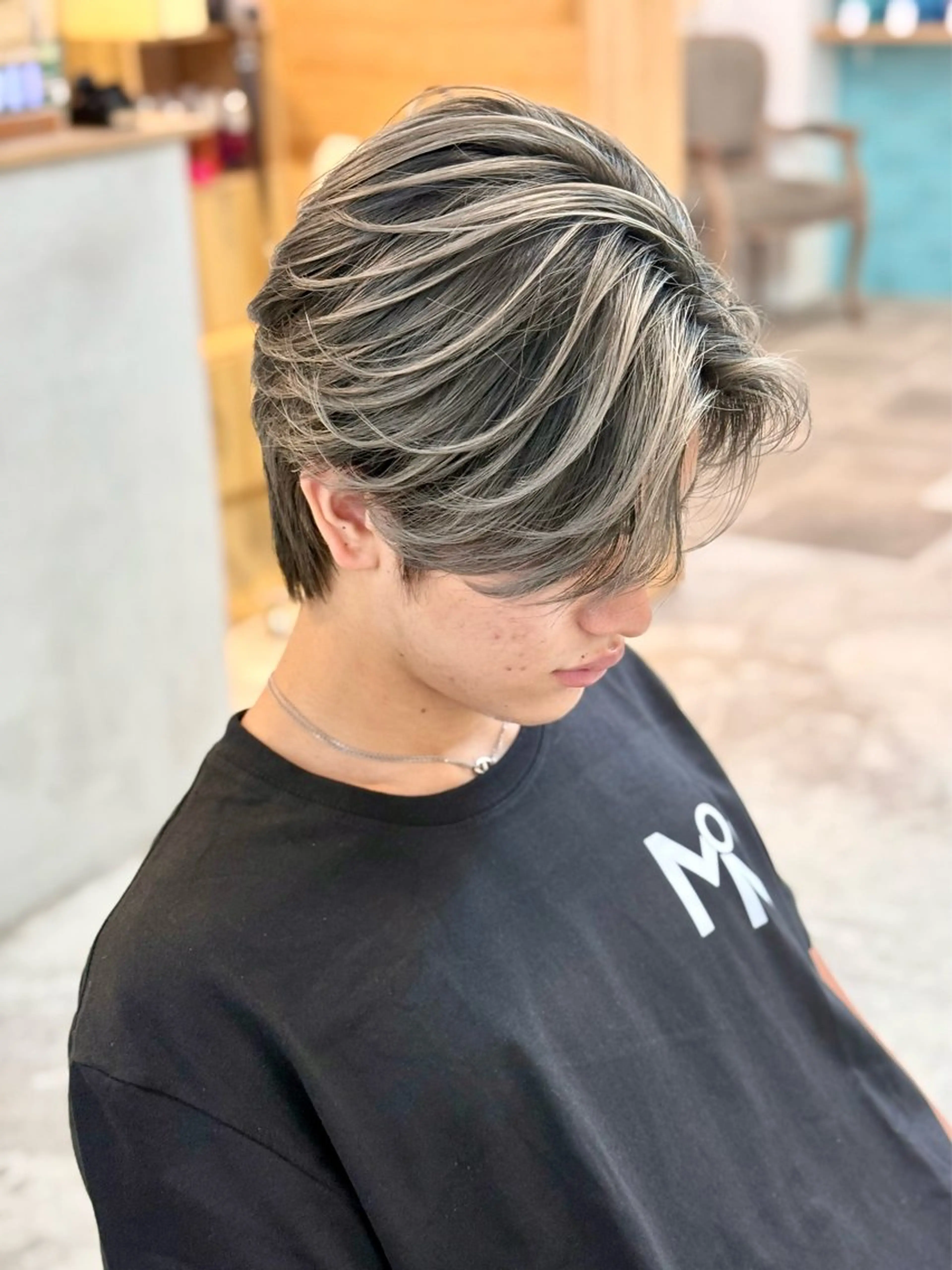 【平日限定/人気No.1】メンズバレイヤージュ＋似合わせカット＋髪質改善トリートメント✨の写真