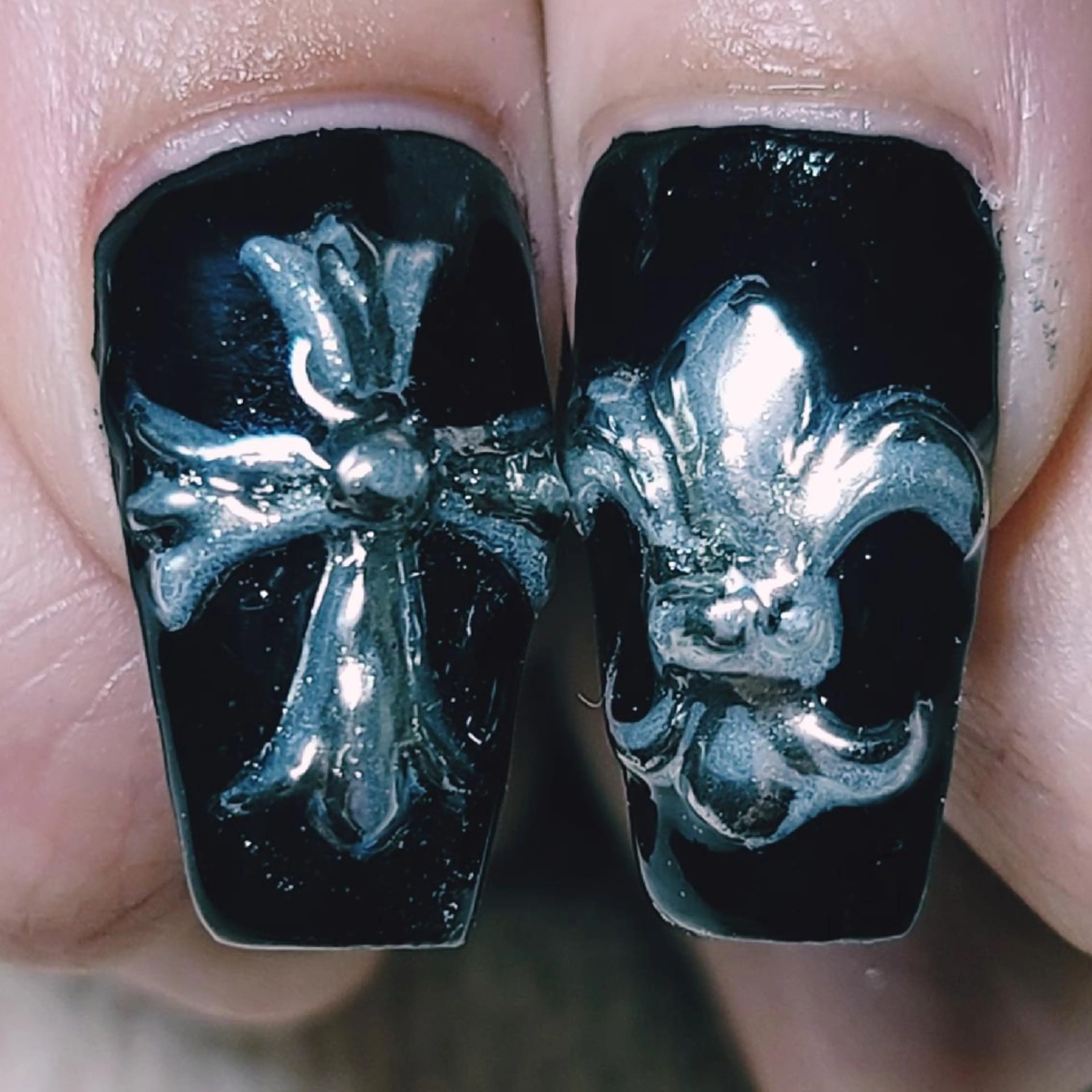 ネイル ミラーネイル ワンカラーネイル ハンドネイル よしだ ひろきのネイルデザイン