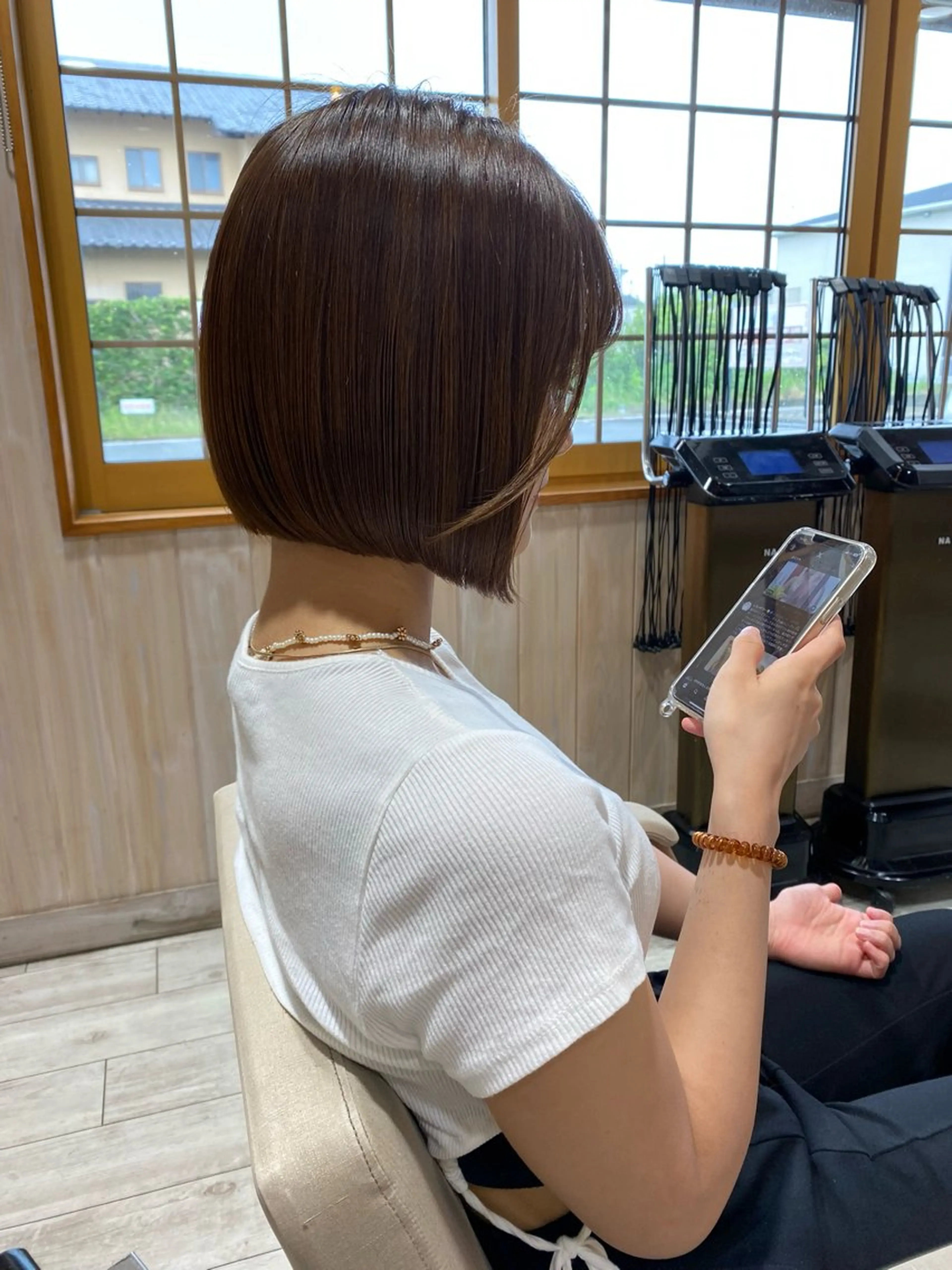 ショート 持田 唯のヘアスタイル