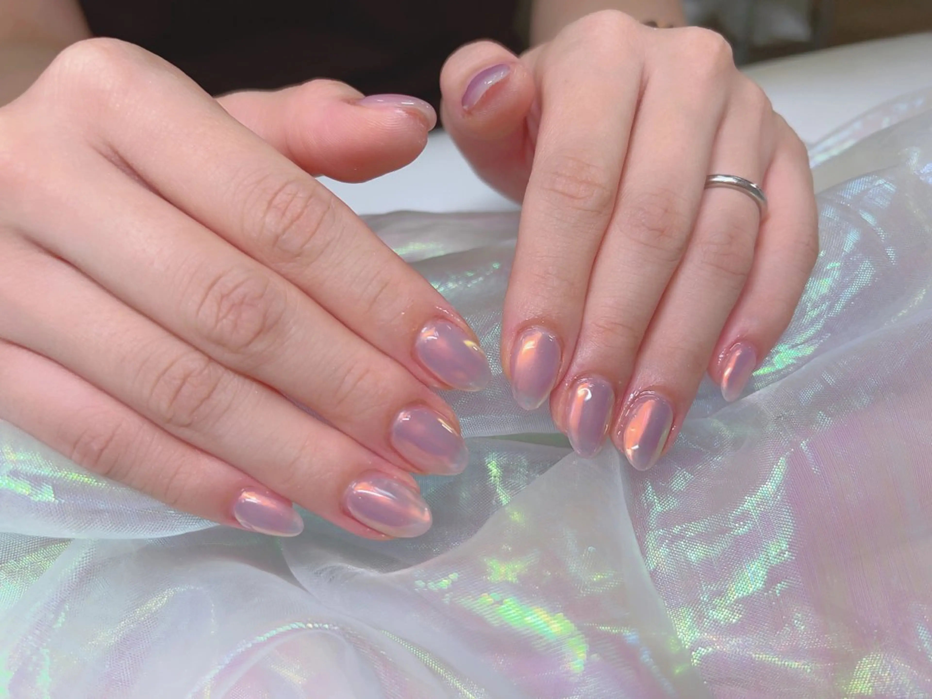 ネイル チークネイル マグネットネイル 持ち込み ニュアンスネイル シンプルネイル インフィニティ ネイルサロンのネイルデザイン