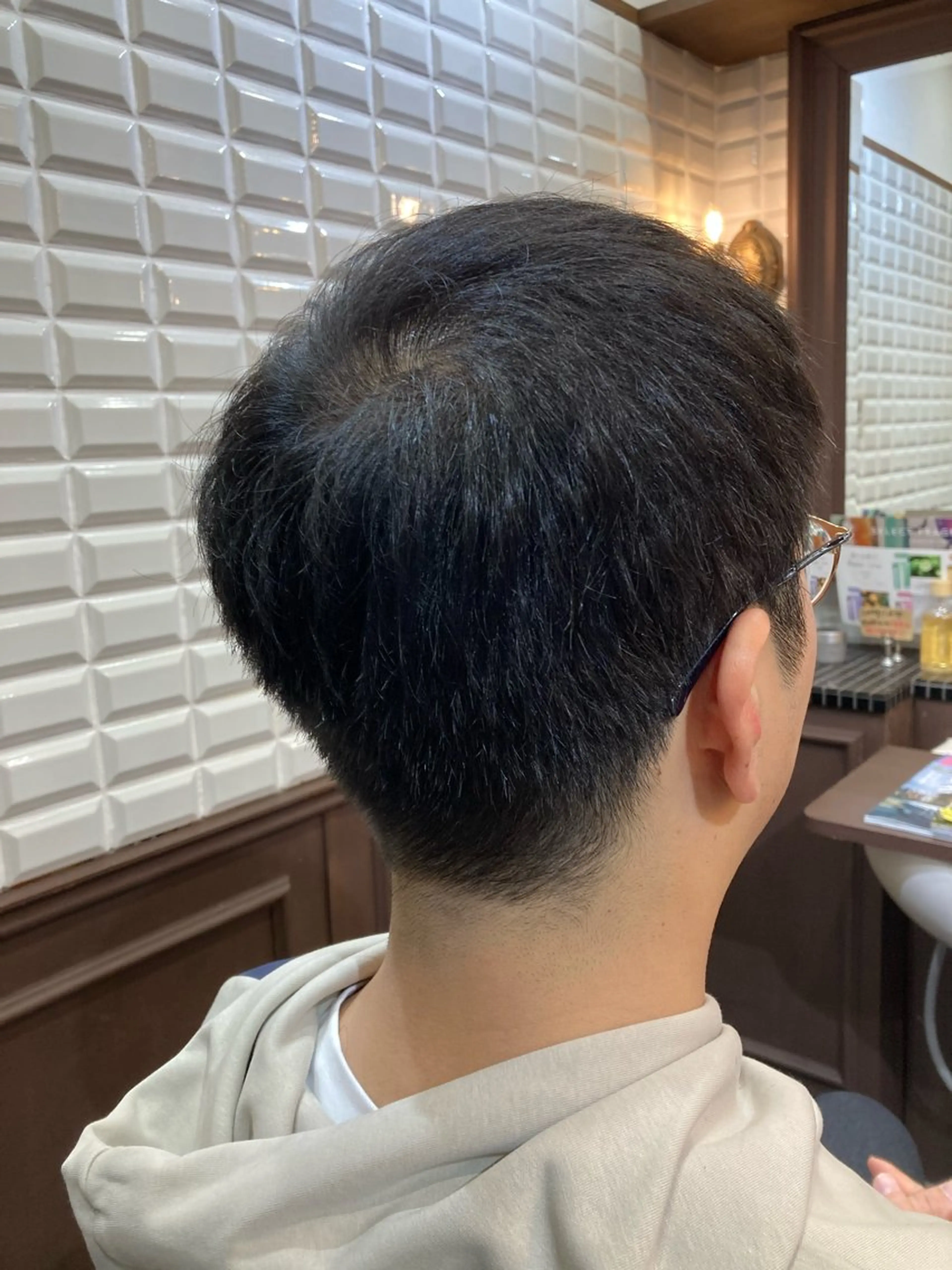 ショート メンズ ビジネス ショートヘア ルピナス中田店長 山口大地のヘアスタイル