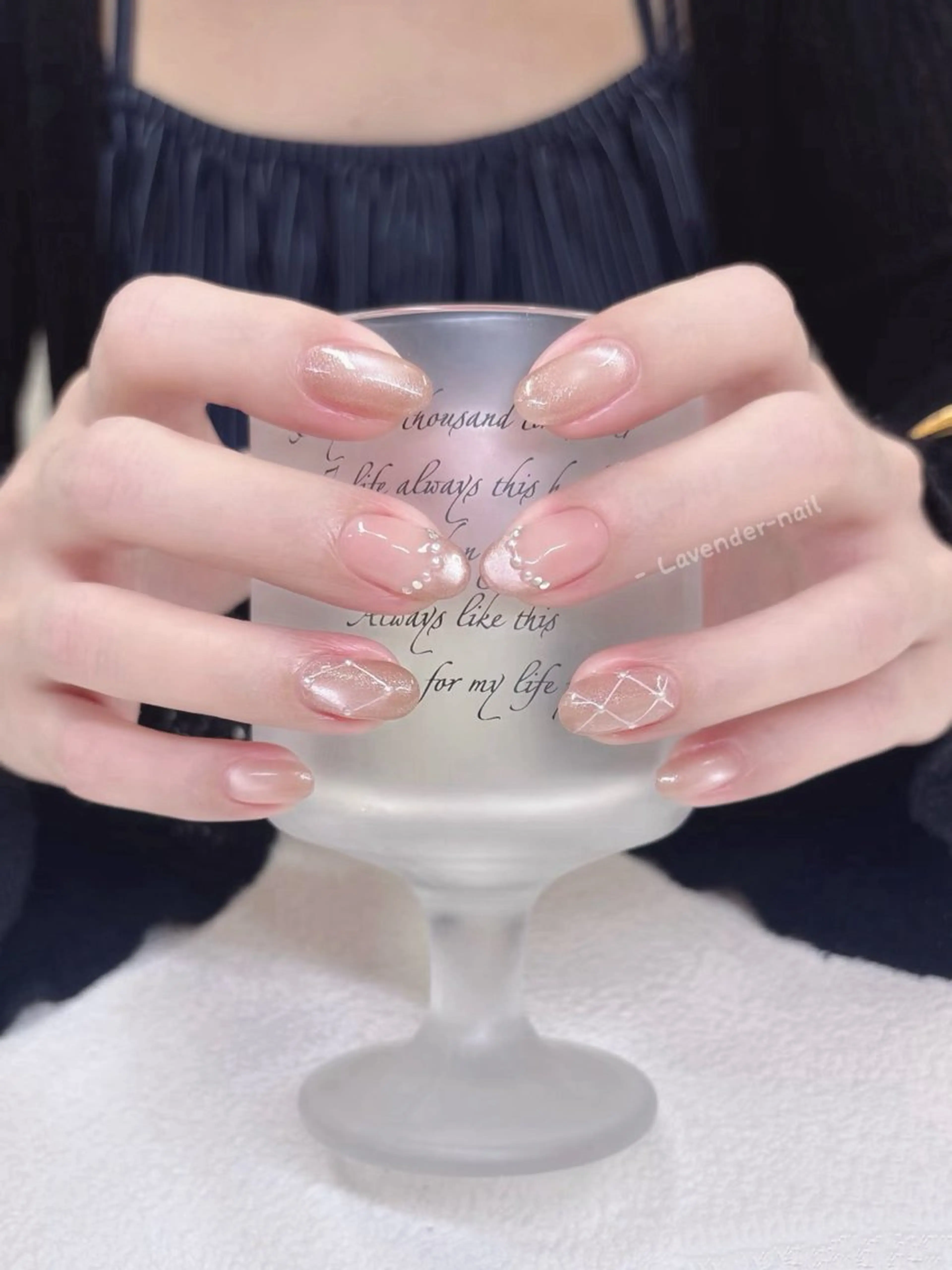 ネイル ハンドネイル Lavender nail·北18条のネイルデザイン
