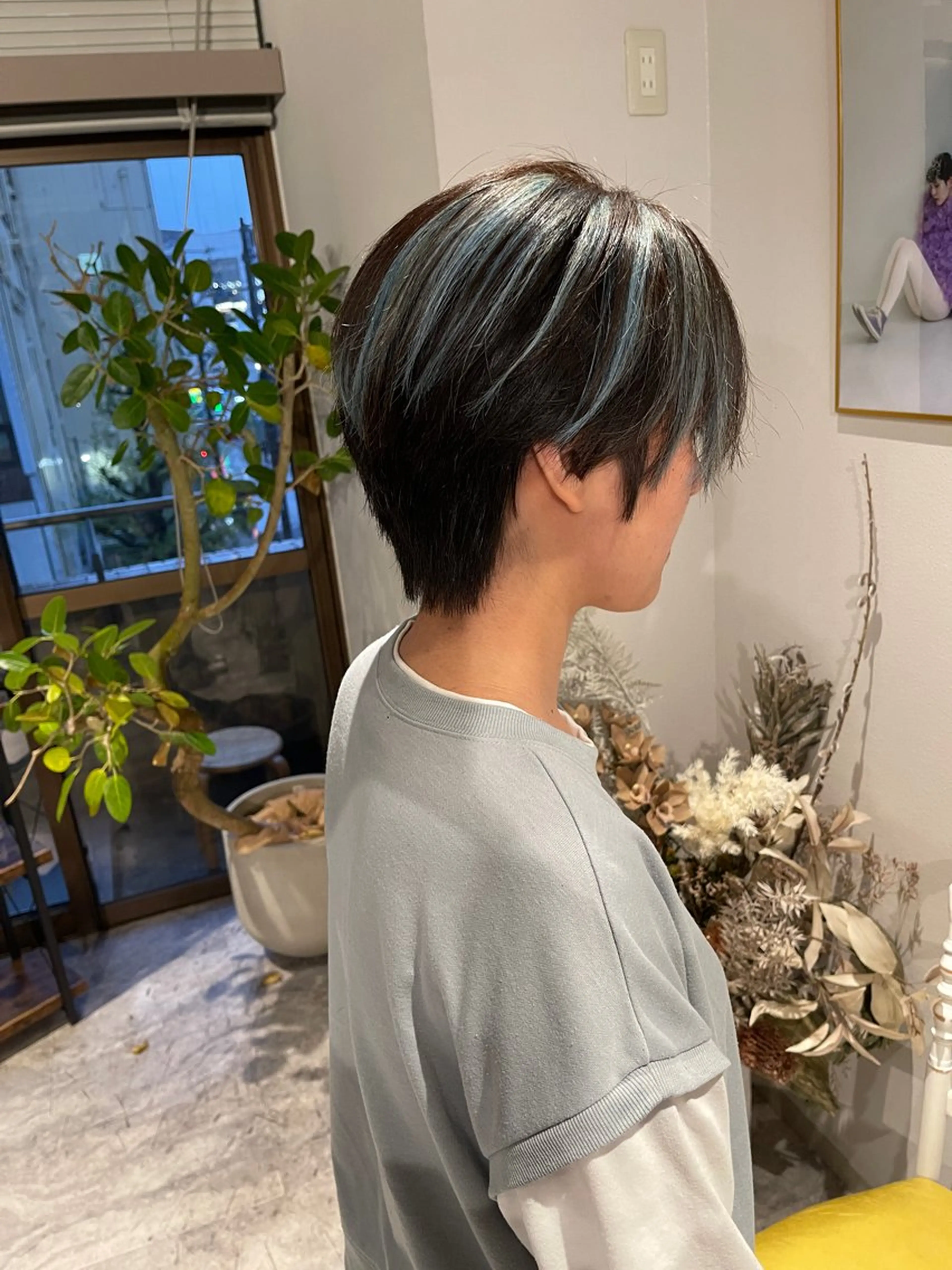 ショート カラー カット ヘアカラー トリートメント ANDIAMO SAKAE✩楓のヘアスタイル