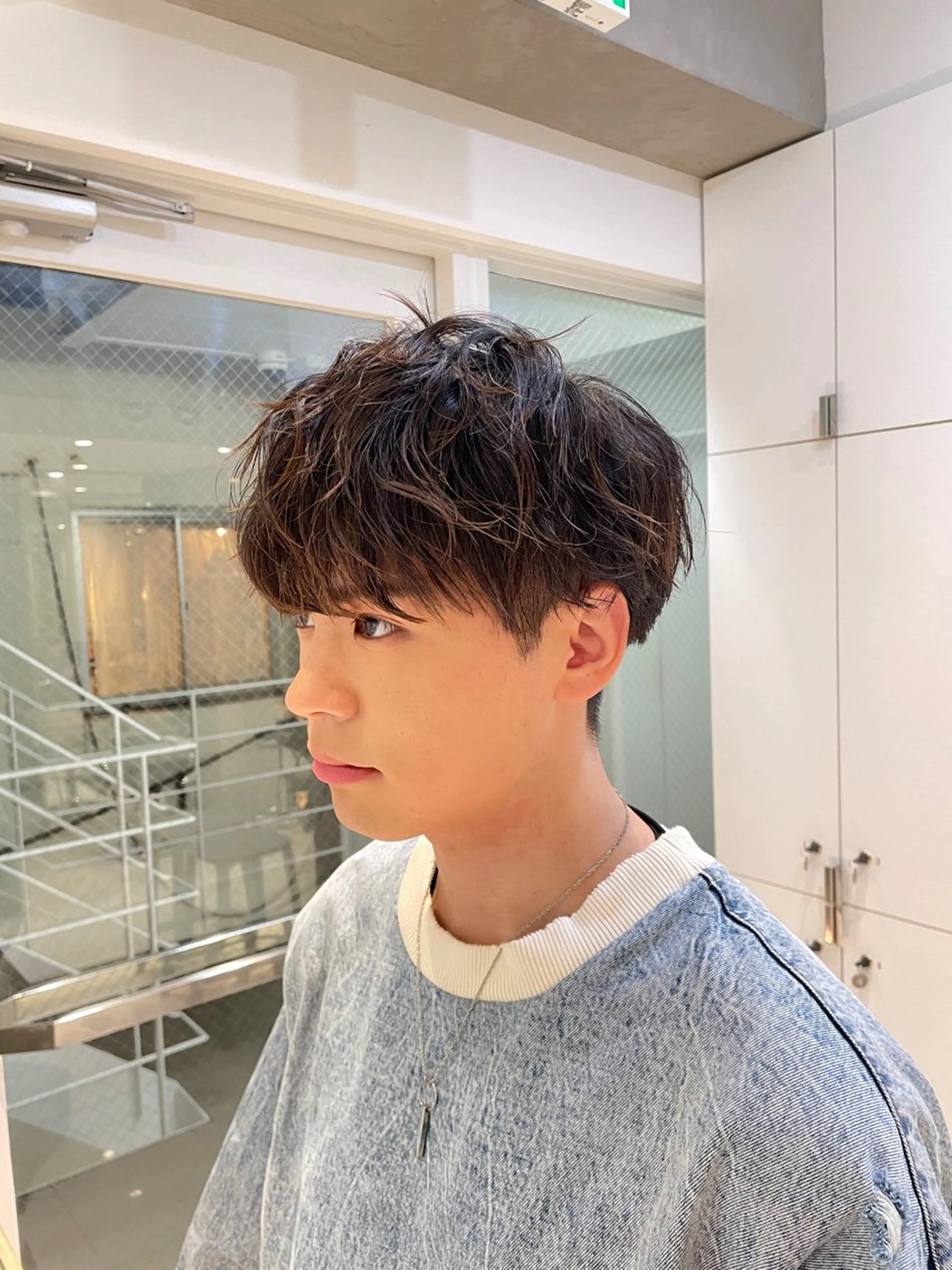 メンズ MAYU/上質ハイト ーン/レイヤーのヘアスタイル