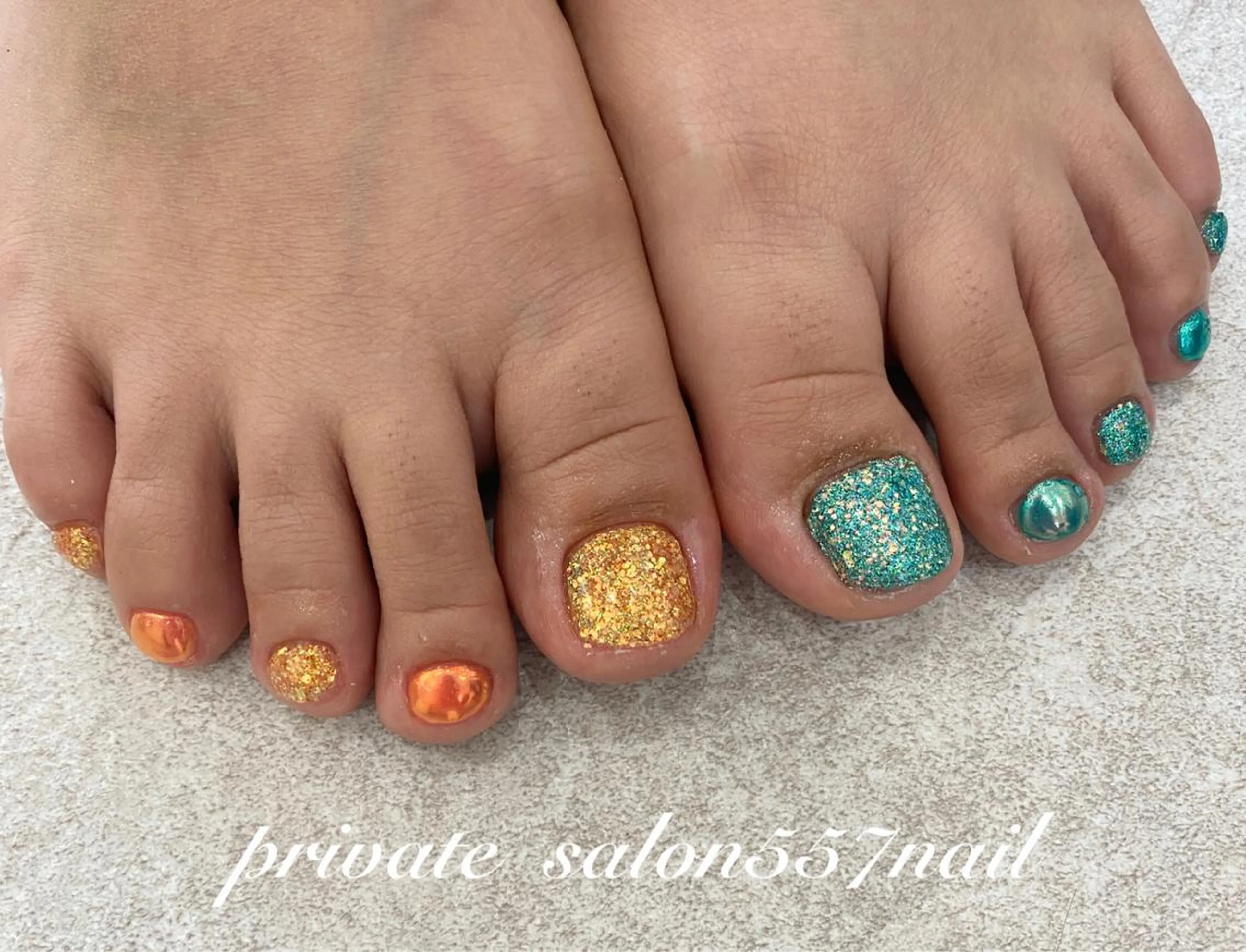 ネイル フットネイル 557 nailのネイルデザイン