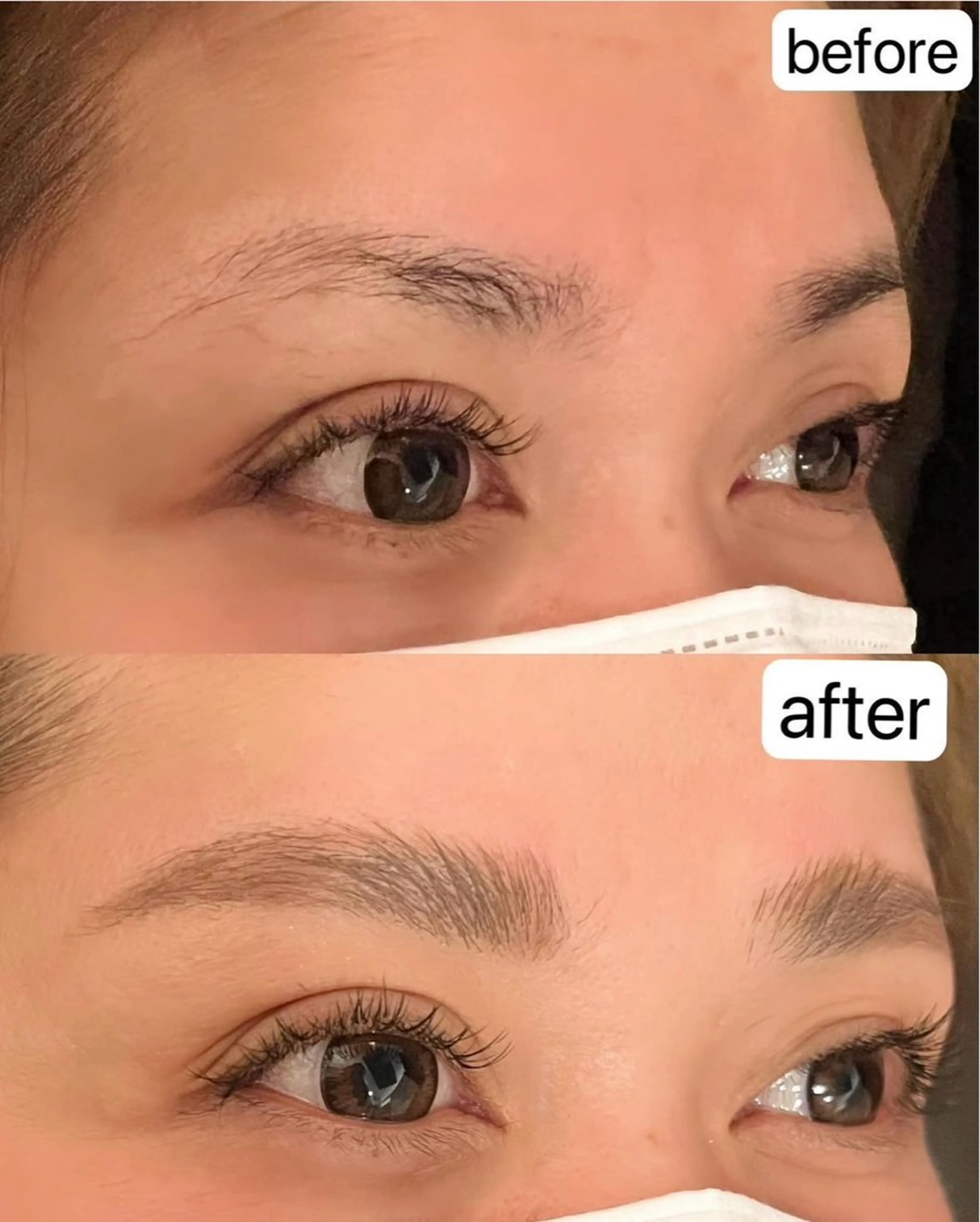 レディース眉WAXスタイリング(メイク付)の写真