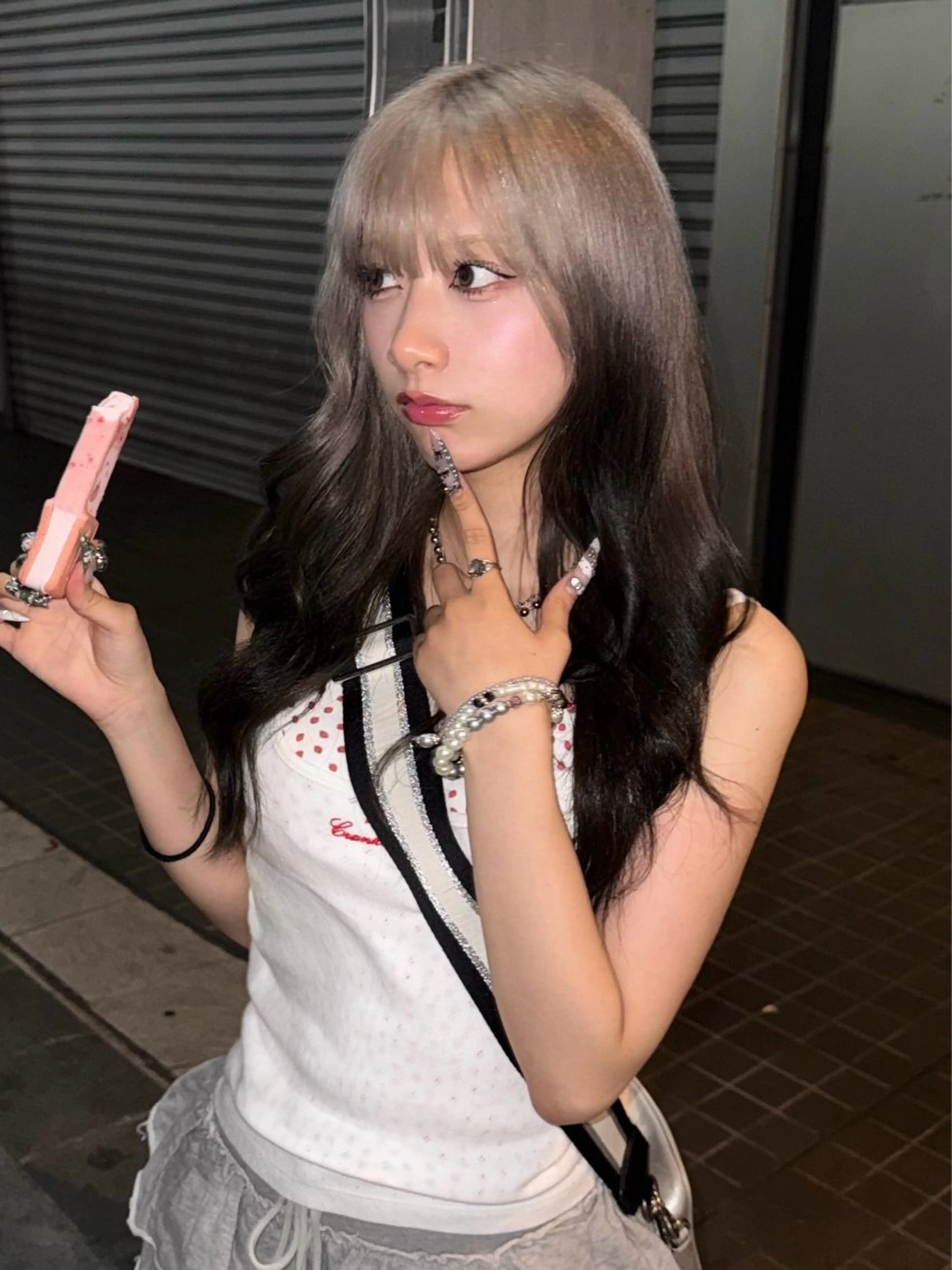 セミロング ヘアカラー 酒井 剛喜のヘアスタイル