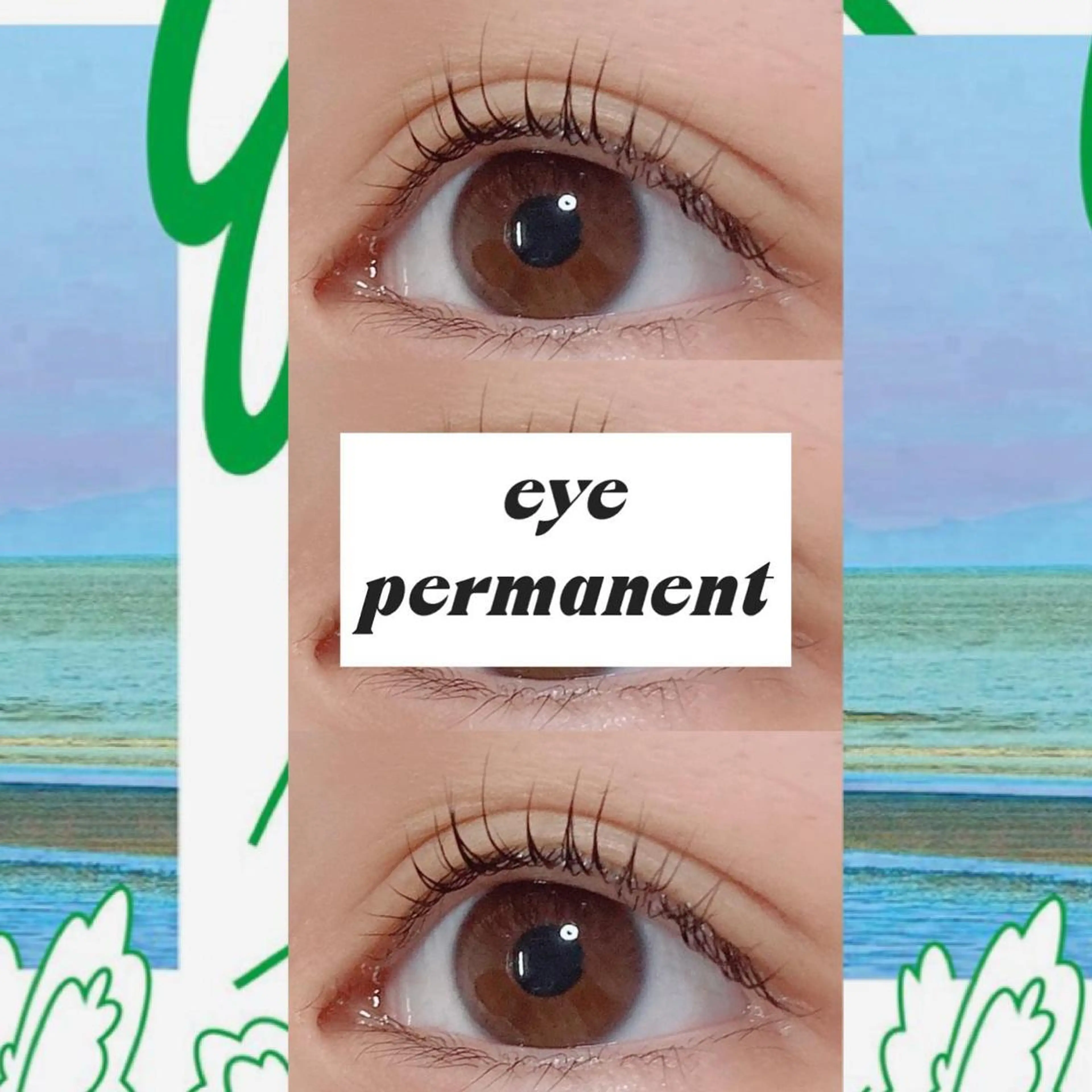 マツエク・マツパ 束感まつ毛 フラットラッシュ 韓国風マツエク まつげパーマ 一重×まつ毛パーマ orihara𐙚 まつげパーマ/眉毛のマツエク・マツパデザイン