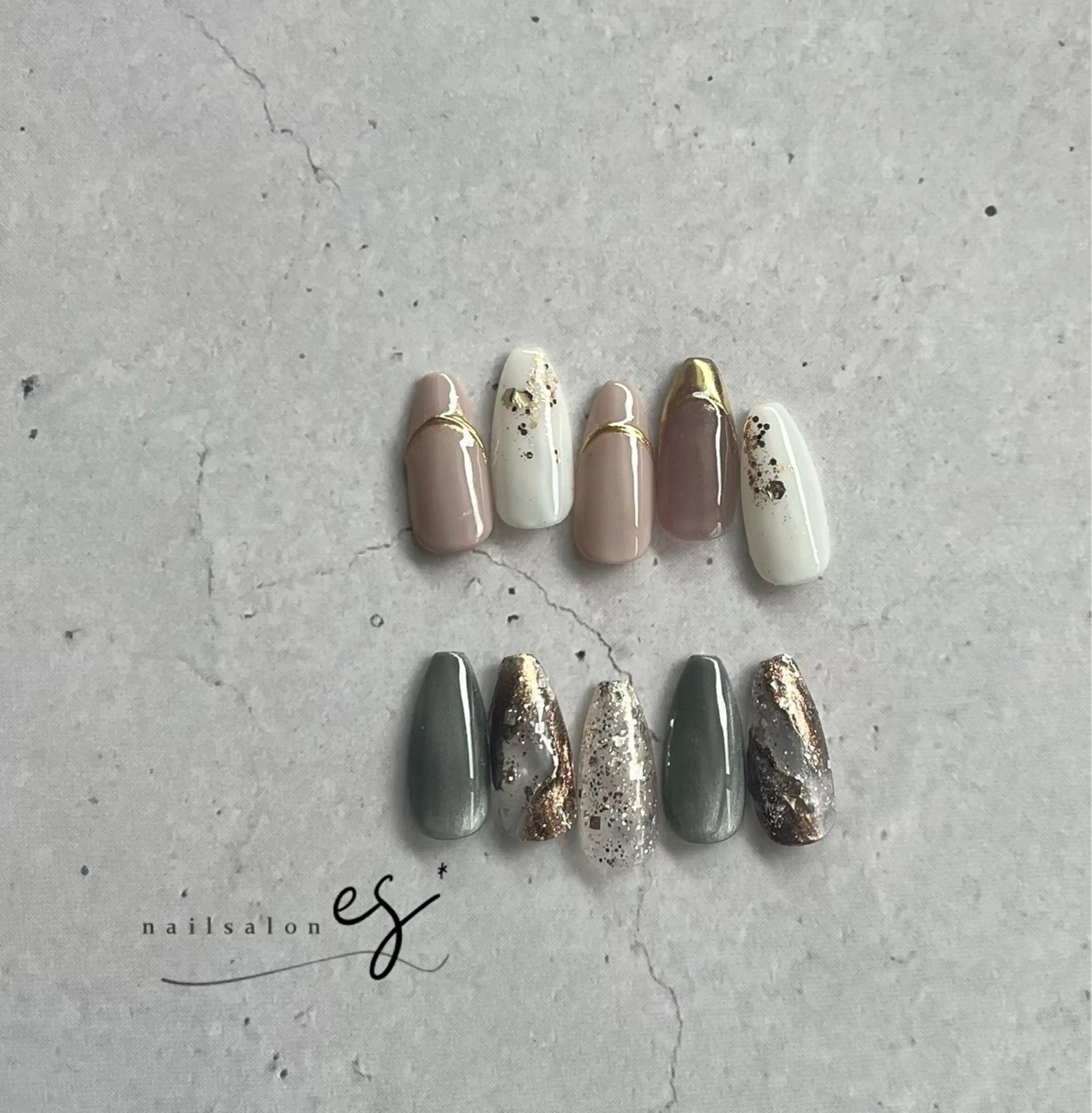 ネイル ハンドネイル nailsalon esのネイルデザイン
