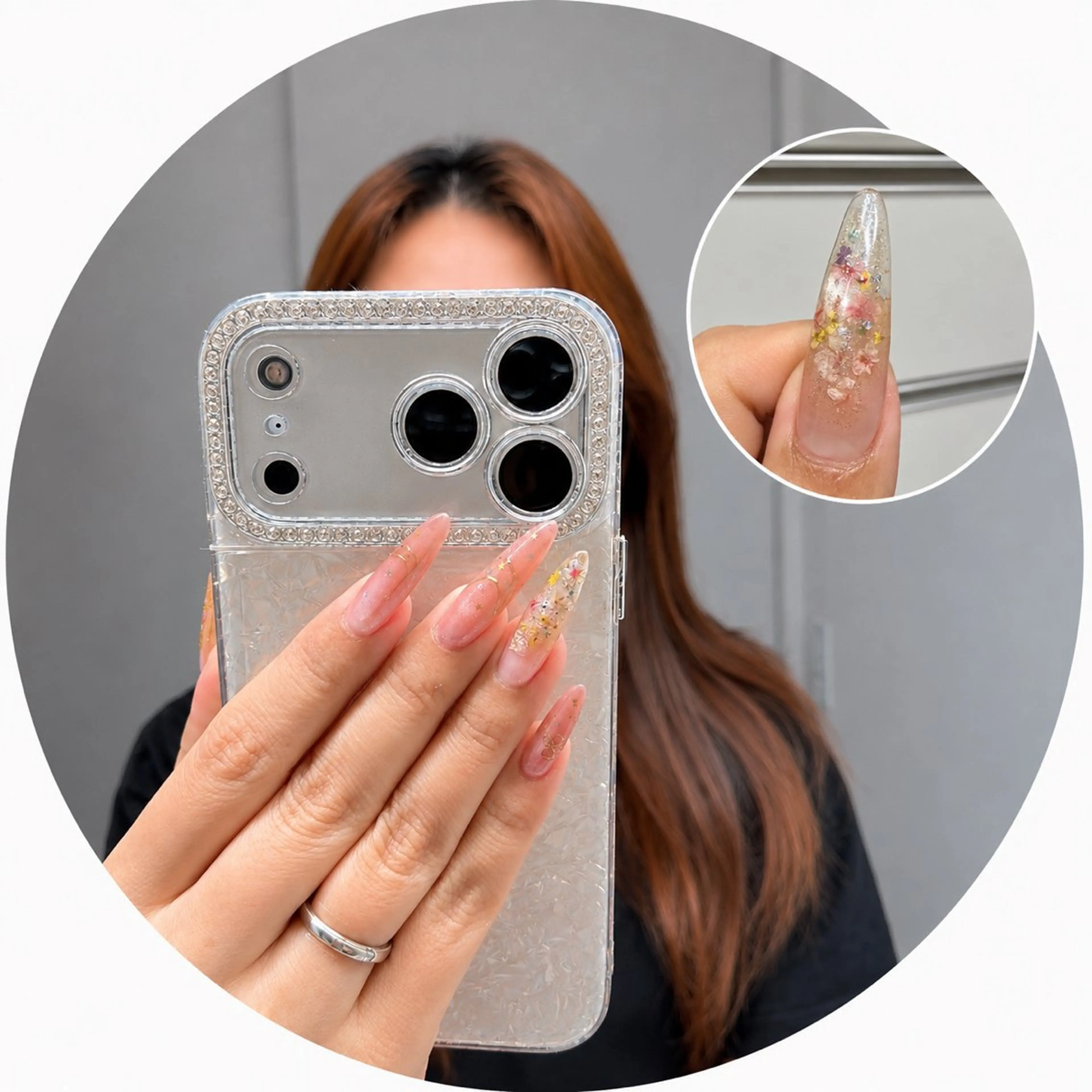 ネイル フラワーネイル 氷ネイル・うるうるネイル マグネットネイル ミラーネイル 持ち込み ハンドネイル Nail Salon Anのネイルデザイン