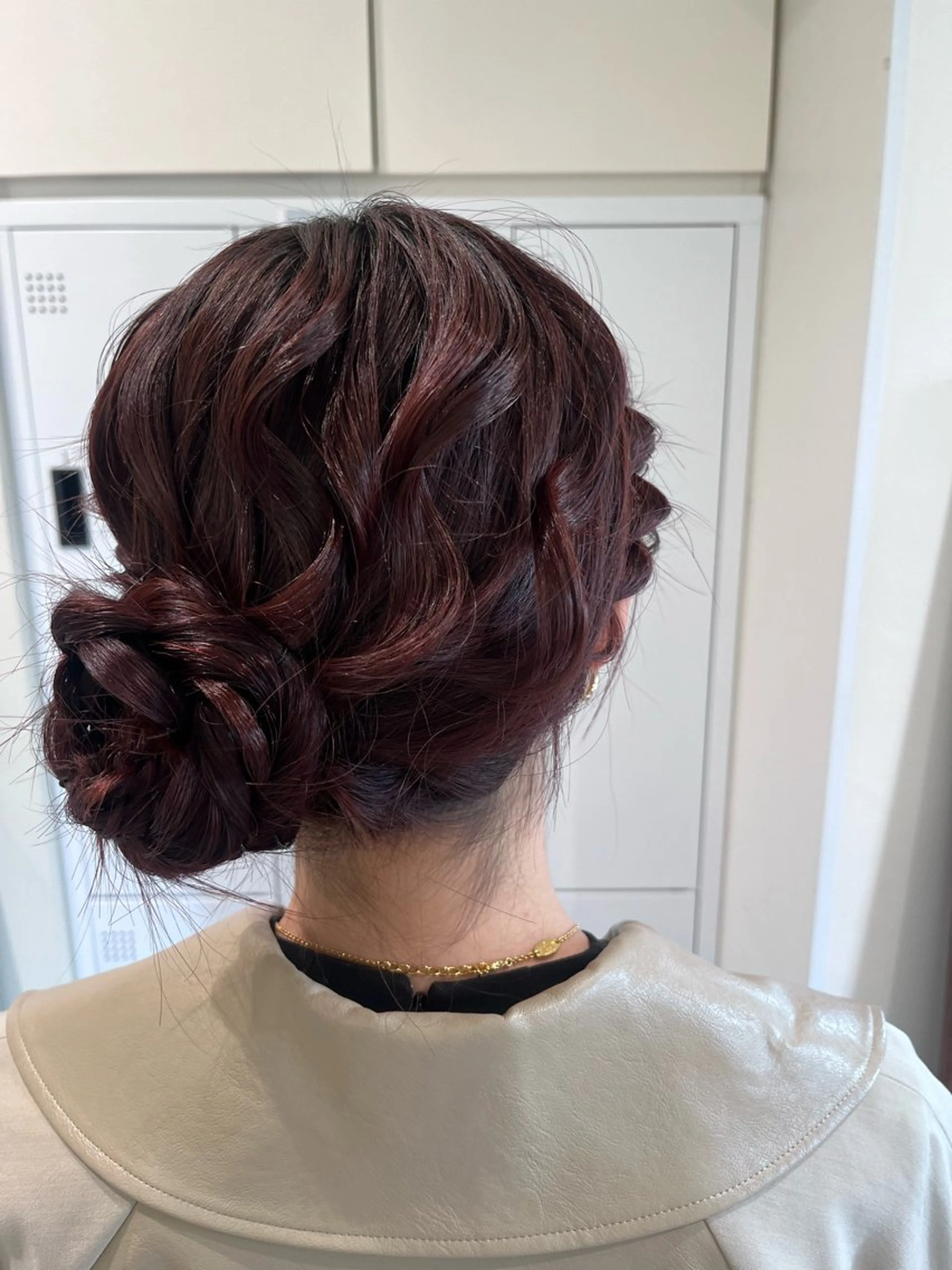 セミロング ブリーチなしWカラー 暖色カラー/mayuのヘアスタイル