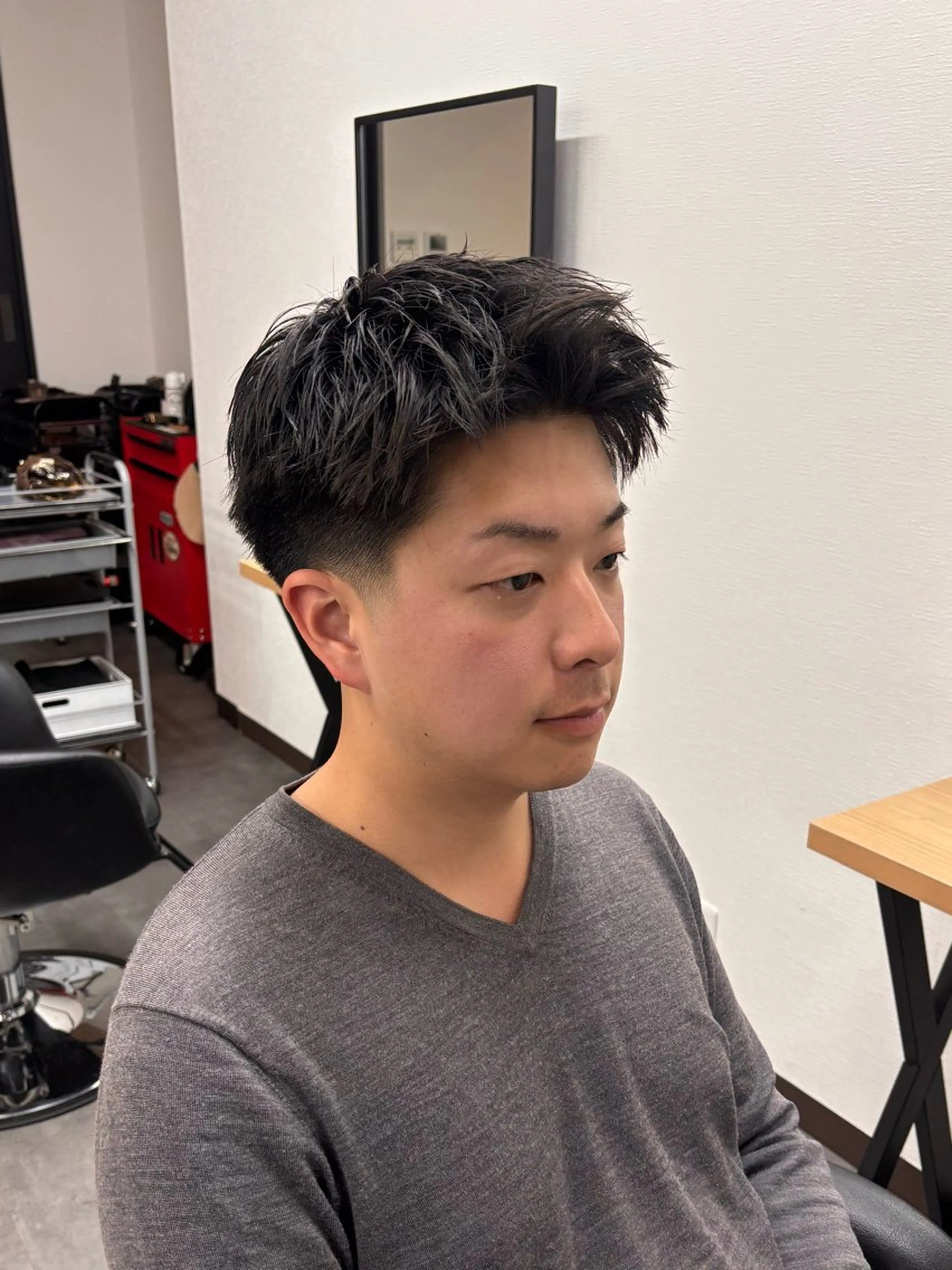 ショート メンズ フェードカット スパイキーショート ショートヘア メンズ特化/メンズカ ット/Takumaのヘアスタイル