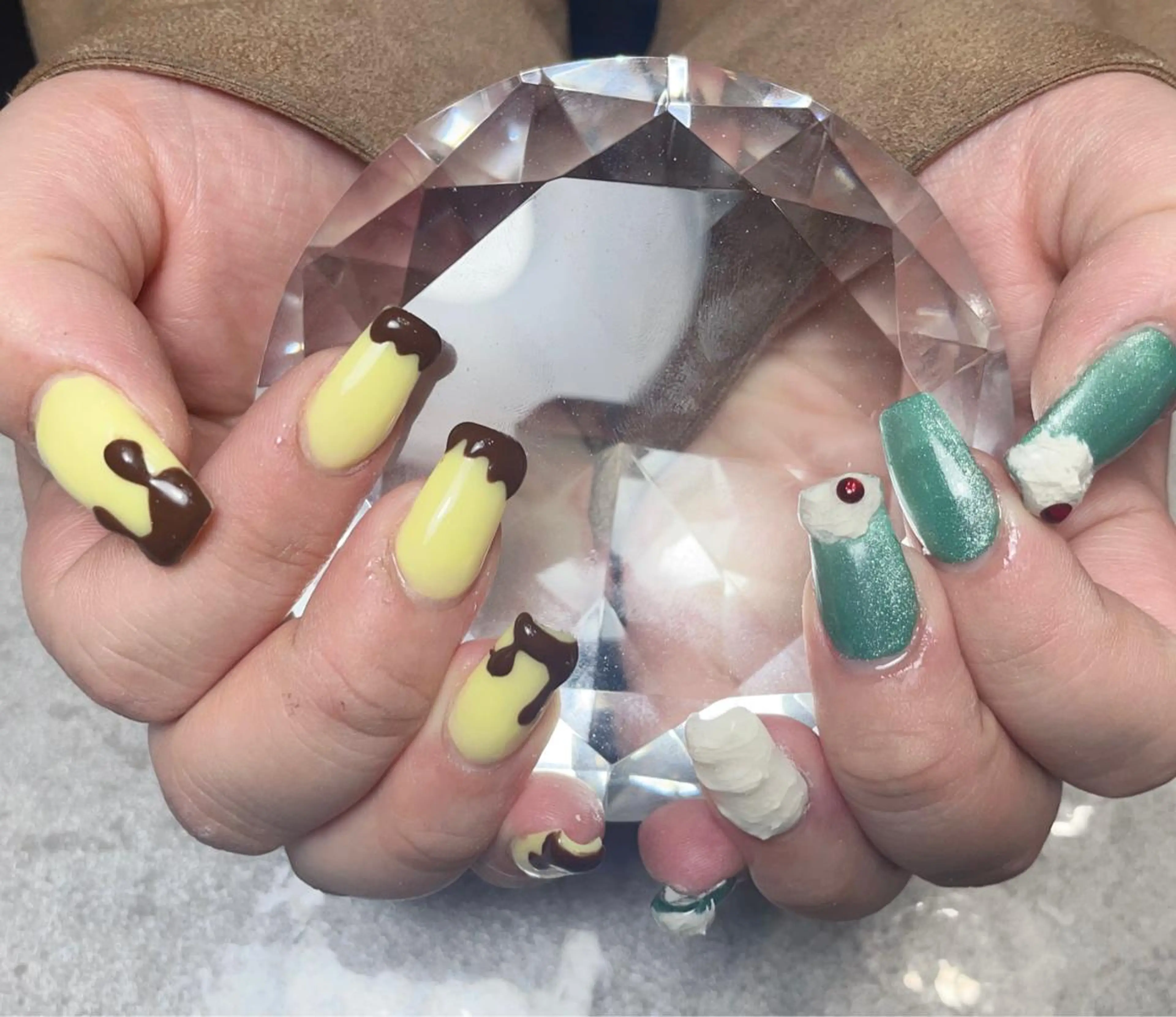 ネイル 持ち込み スカルプネイル BLANC.nail所属・BLANC.nail yuuのネイルデザイン