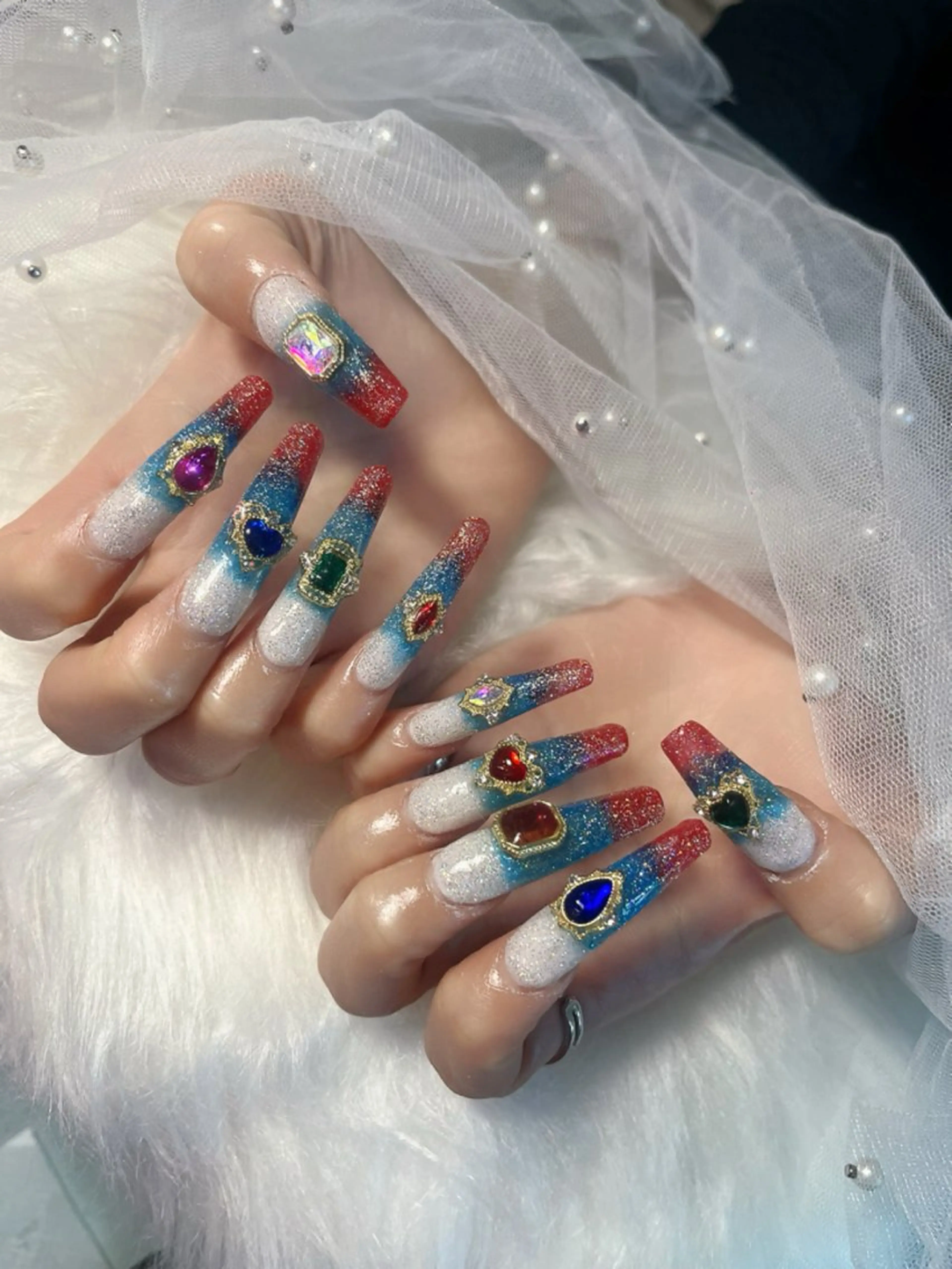 チップ長さだし✨シンプルデザインの写真