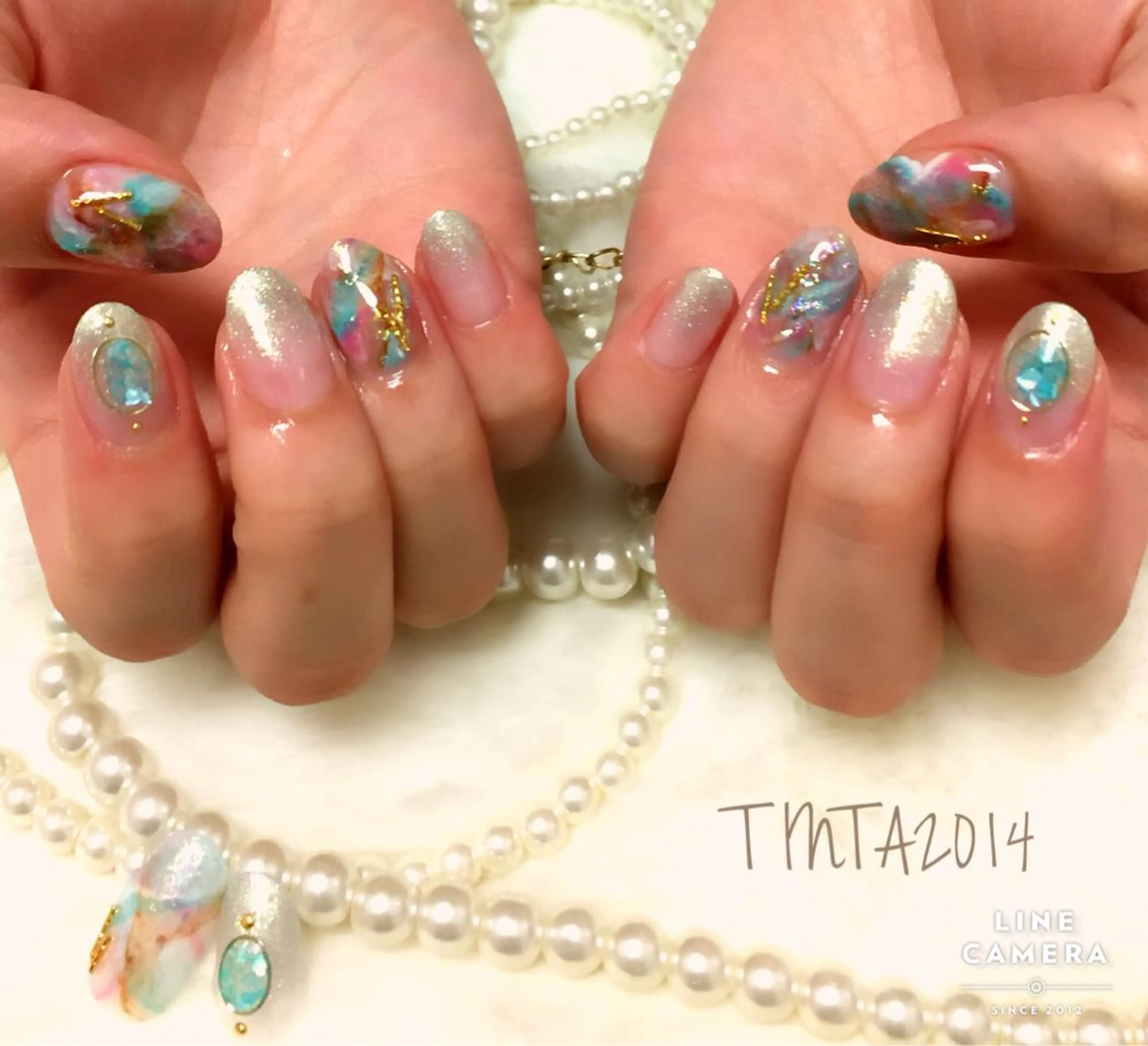 ネイル 夏ネイル ネイルサロン ティンタ所属・馬場 典子のネイルデザイン