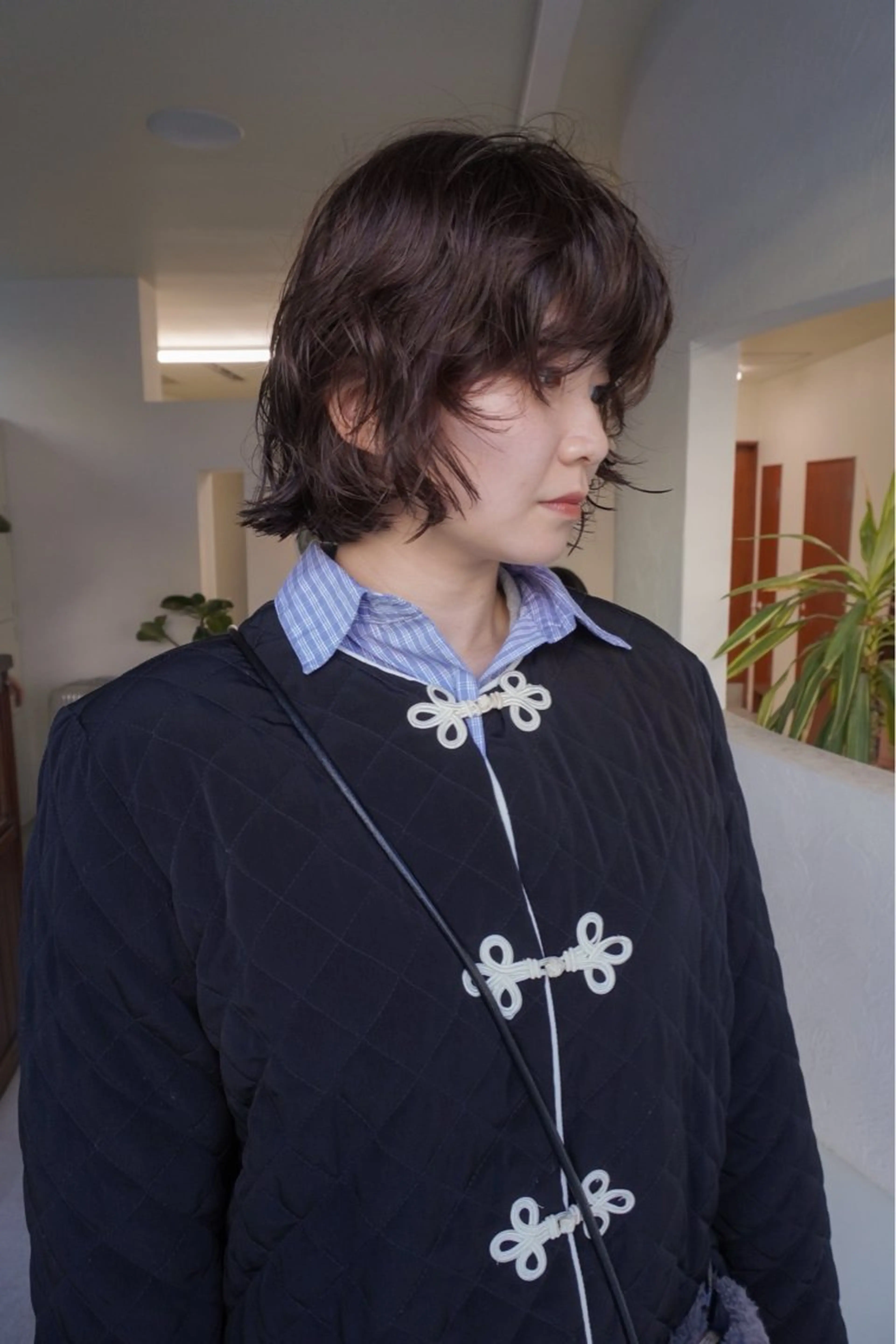 ミディアム パーマ ミディアムパーマ メンズハイトーン/栄 /イトウタケルのヘアスタイル