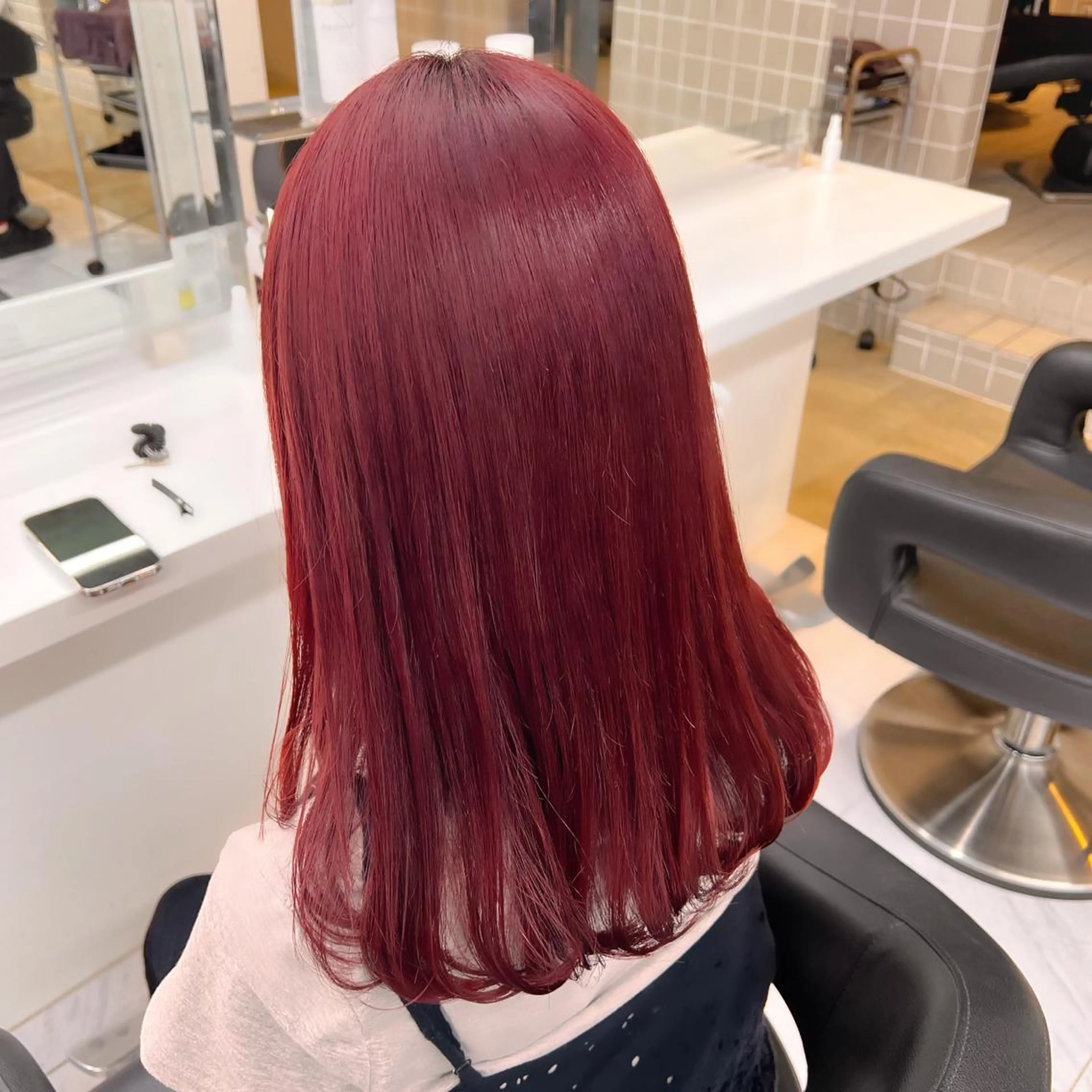 セミロング 💖札幌カラー 指名No.1💖玲奈のヘアスタイル