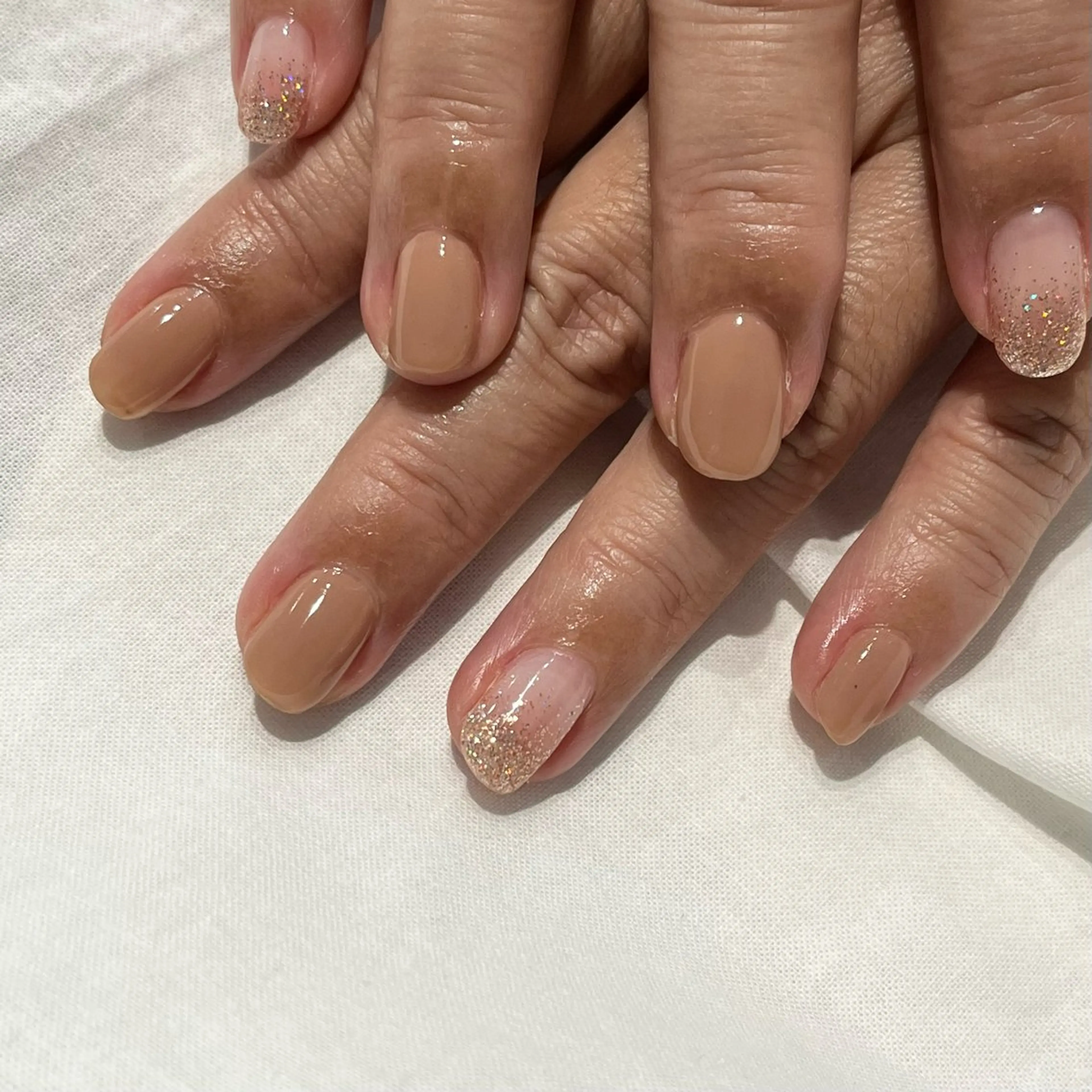 ネイル ラメ(グリッター) ハンドネイル nail room Hotori.のネイルデザイン