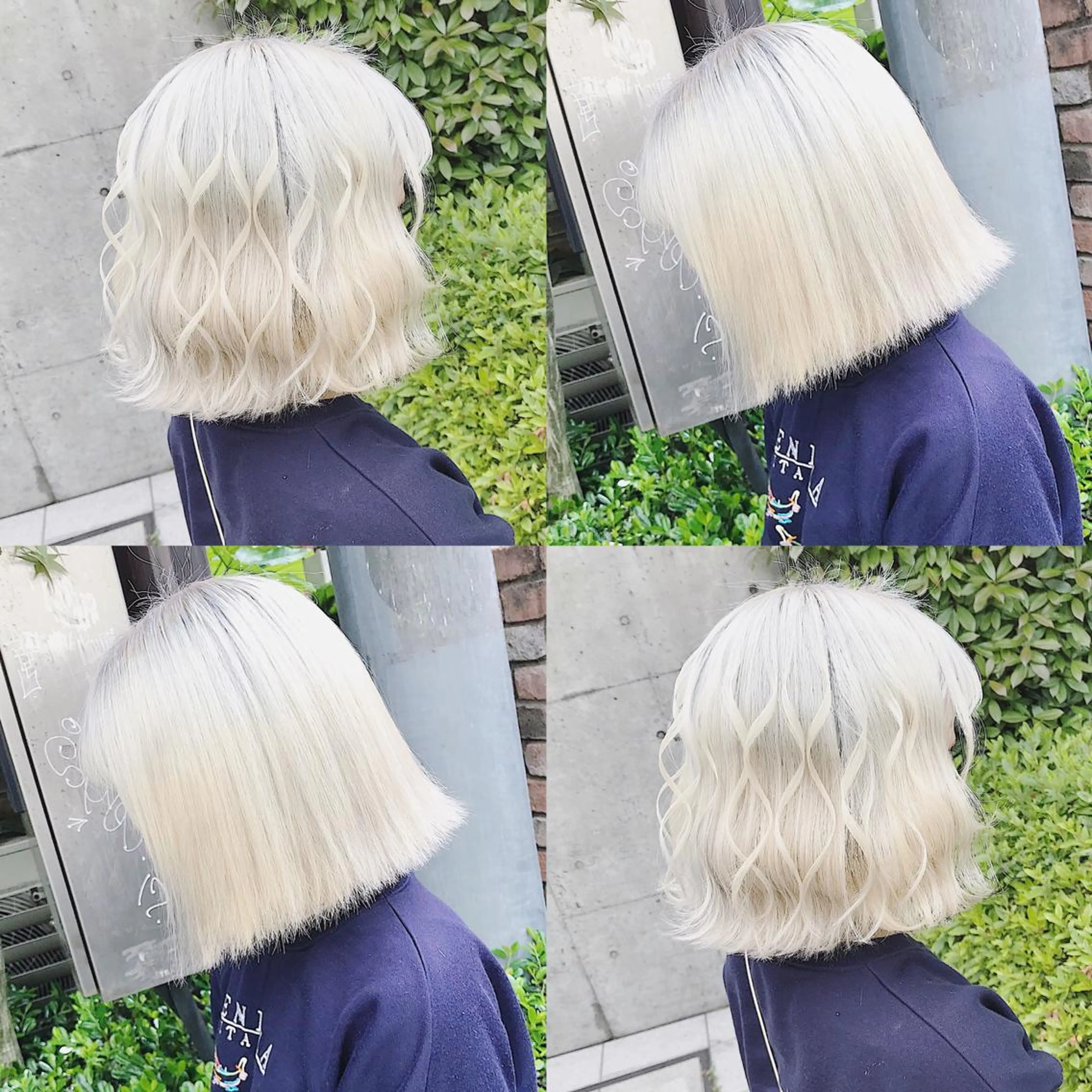 ミディアム カラー ヘアアレンジ ヘアカラー トリートメント TAKUMAブリーチ /切りっぱなし🪽のヘアスタイル