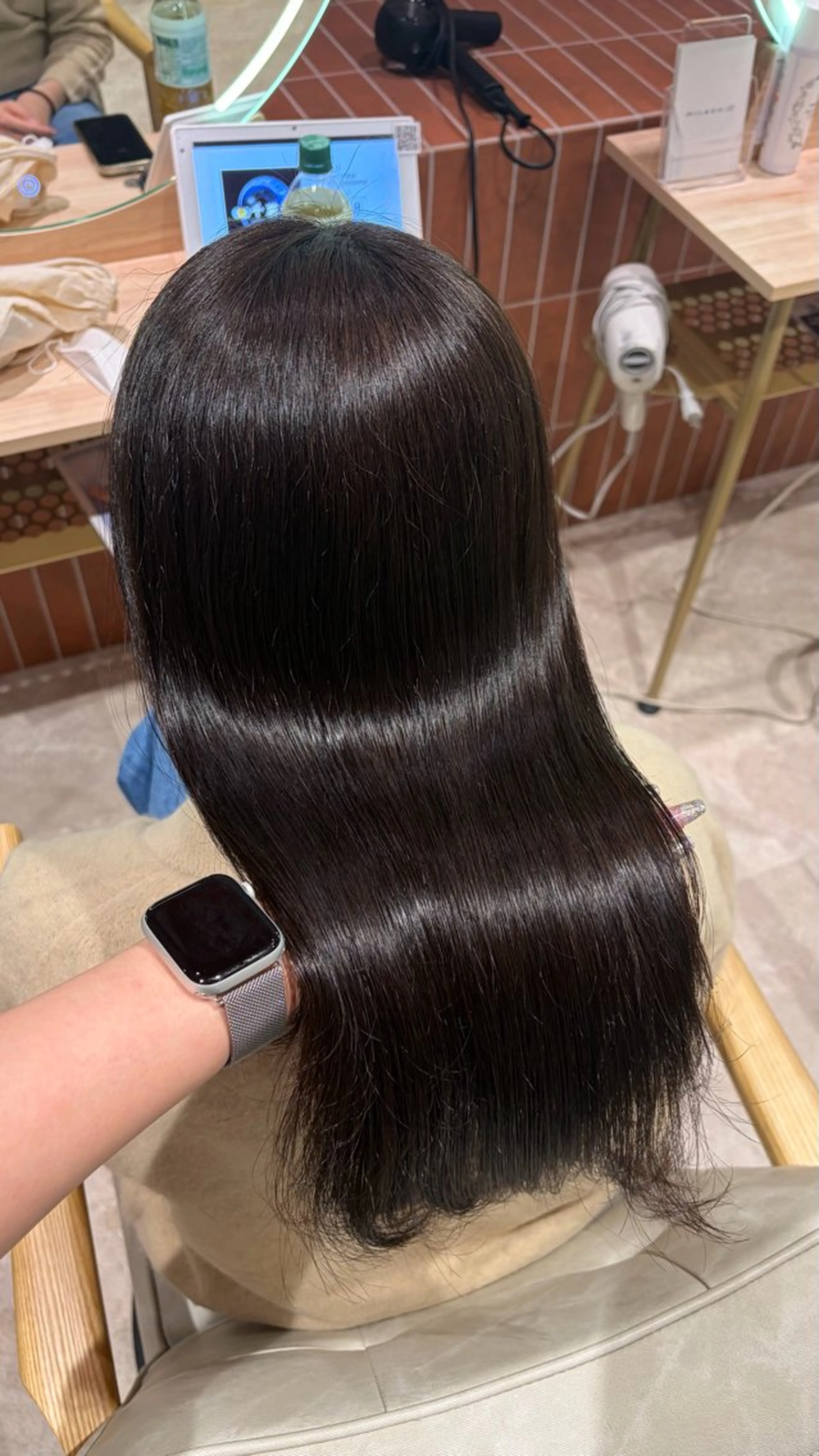 ロング カラー ヘアカラー トリートメント 🎀暖色カラー/ ハナ🎀のヘアスタイル