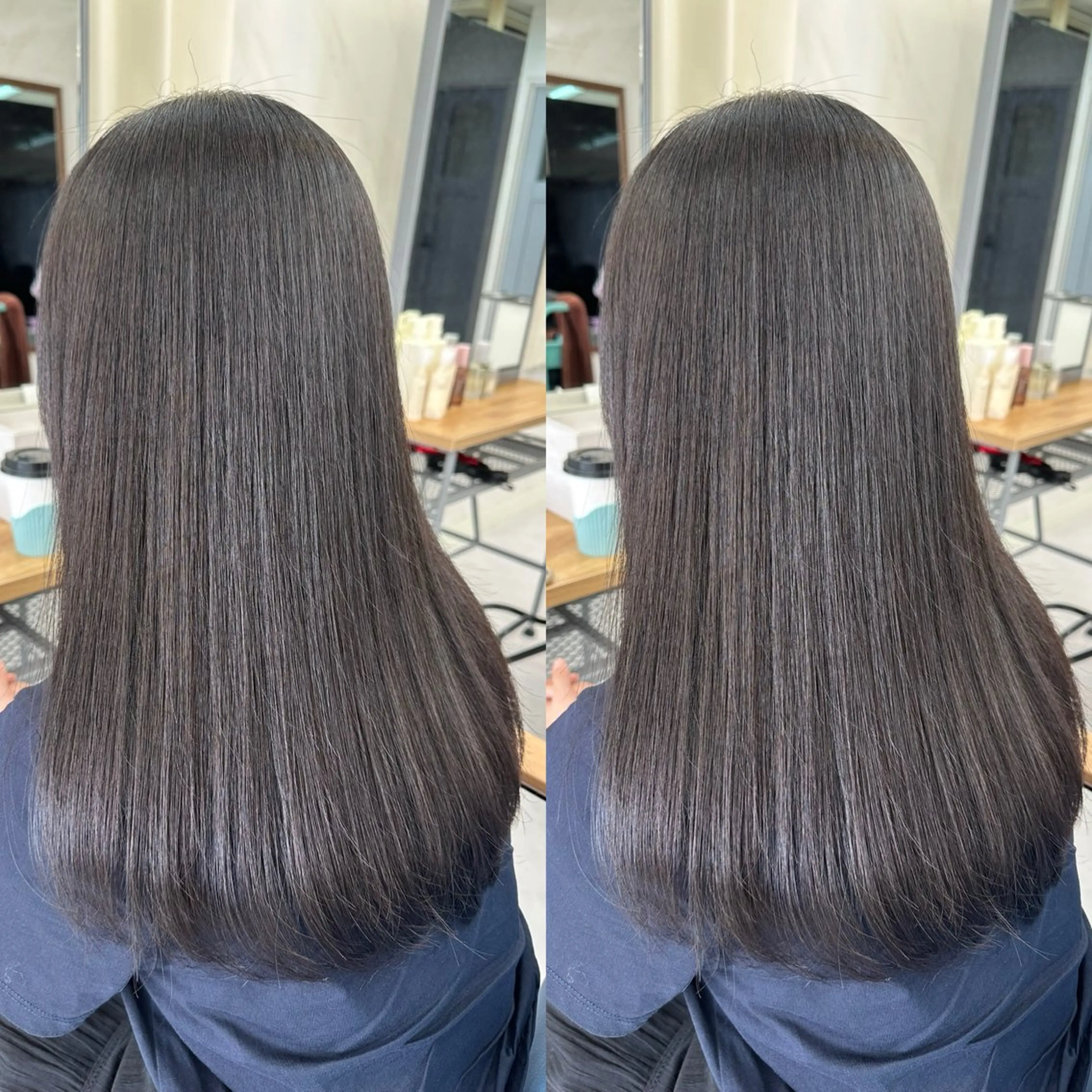 ロング 縮毛矯正×ボブ💎 髪質改善/木下のヘアスタイル