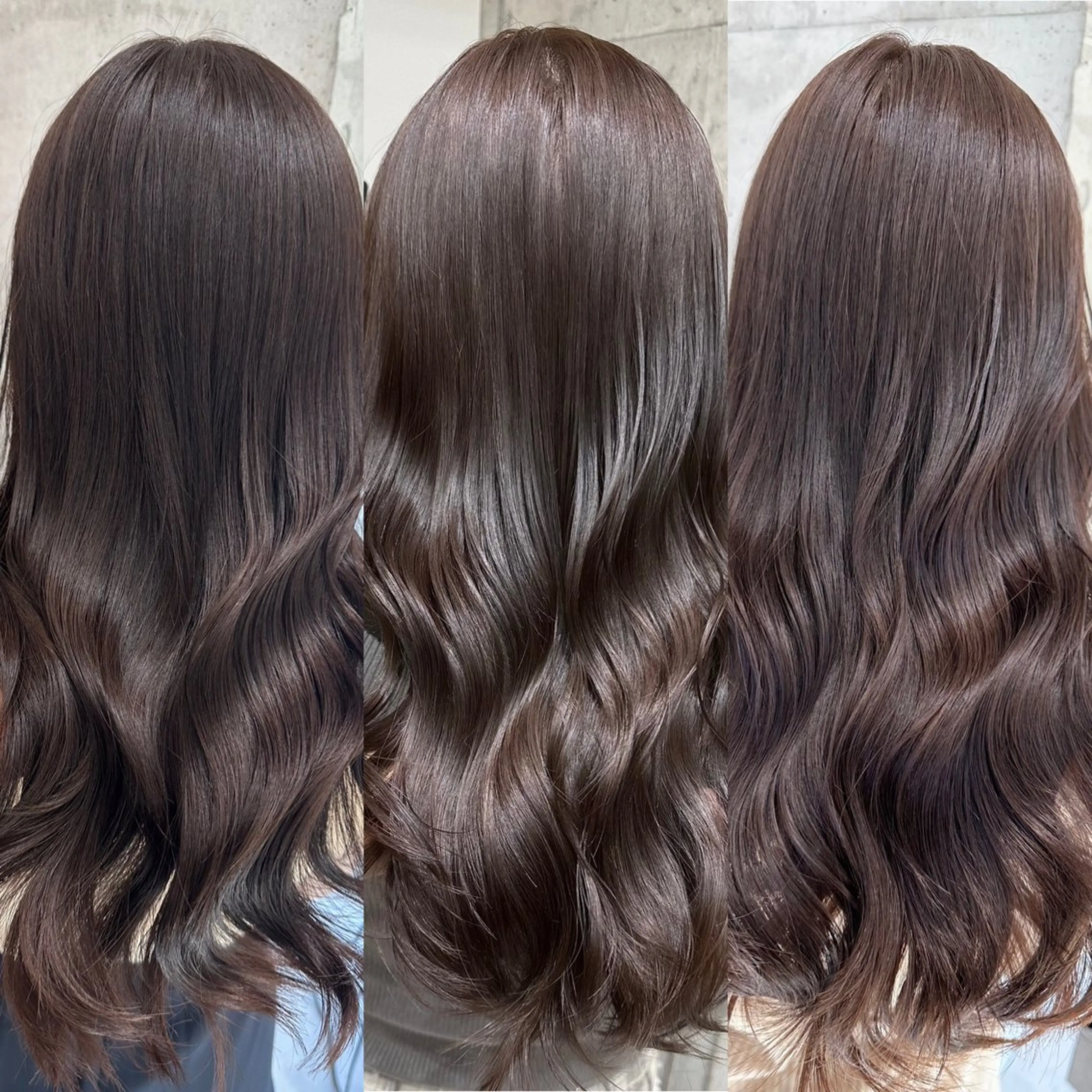 セミロング カット ヘアカラー トリートメント ✨透明感カラー/縮毛 恵比寿HAYATO✨のヘアスタイル