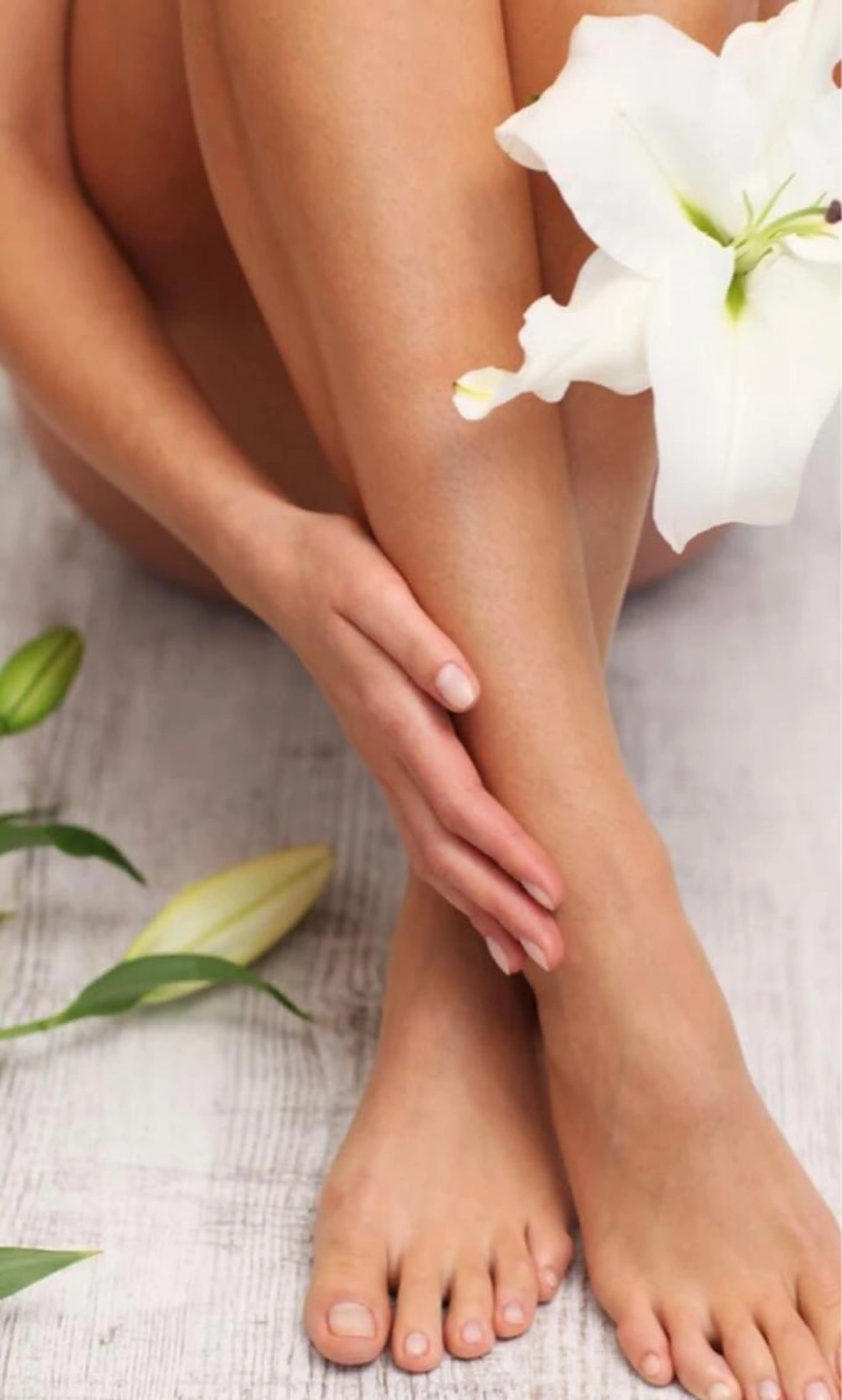 エステボディ下半身コース。むくみから老廃物が溜まった足をしっかりデトックスしてスッキリ✨の写真