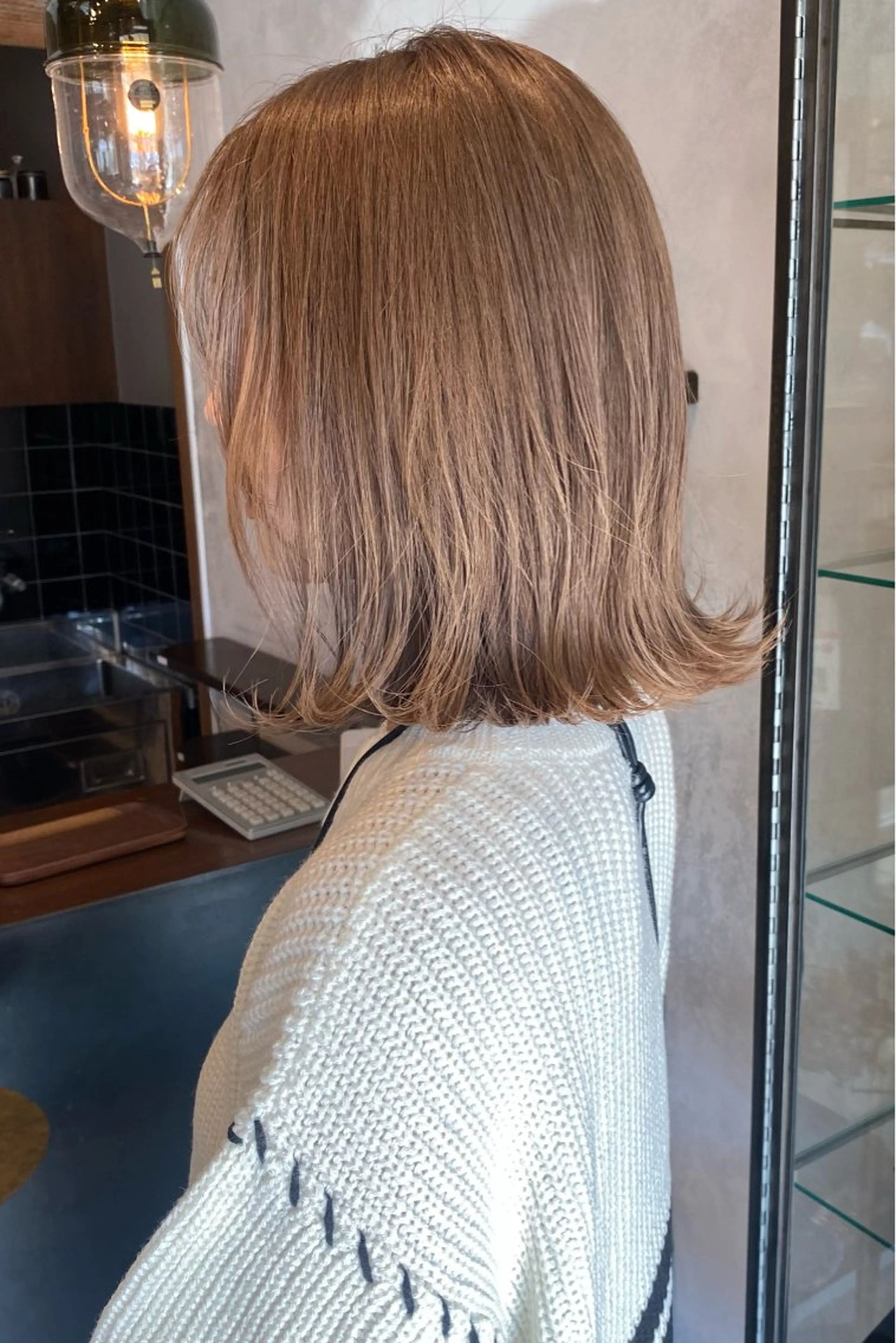 ミディアム 阪口 真由子のヘアスタイル