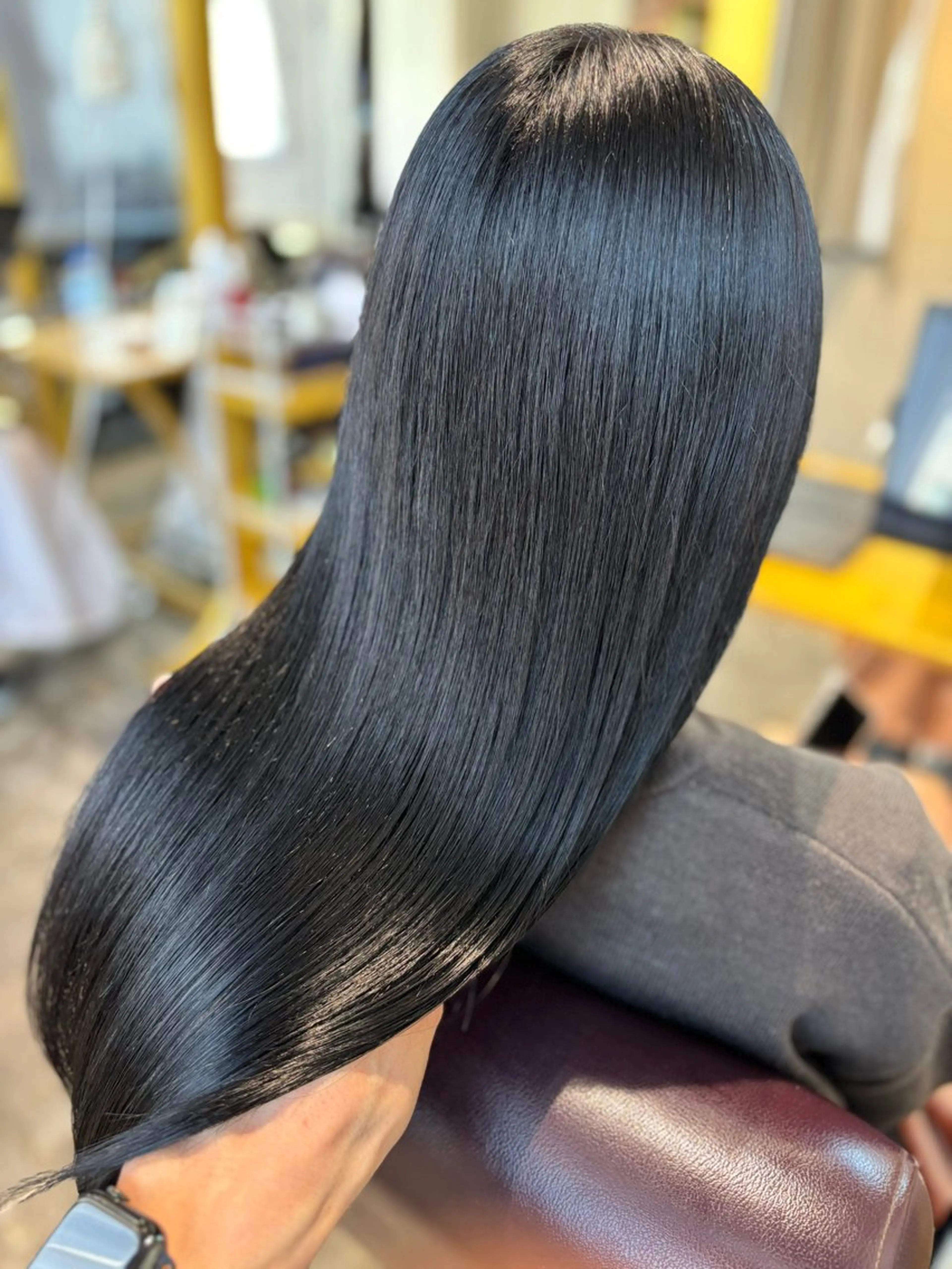 ミディアム カット 縮毛矯正 トリートメント 心斎橋/縮毛矯正/ 髪質改善　吉見勇亮のヘアスタイル