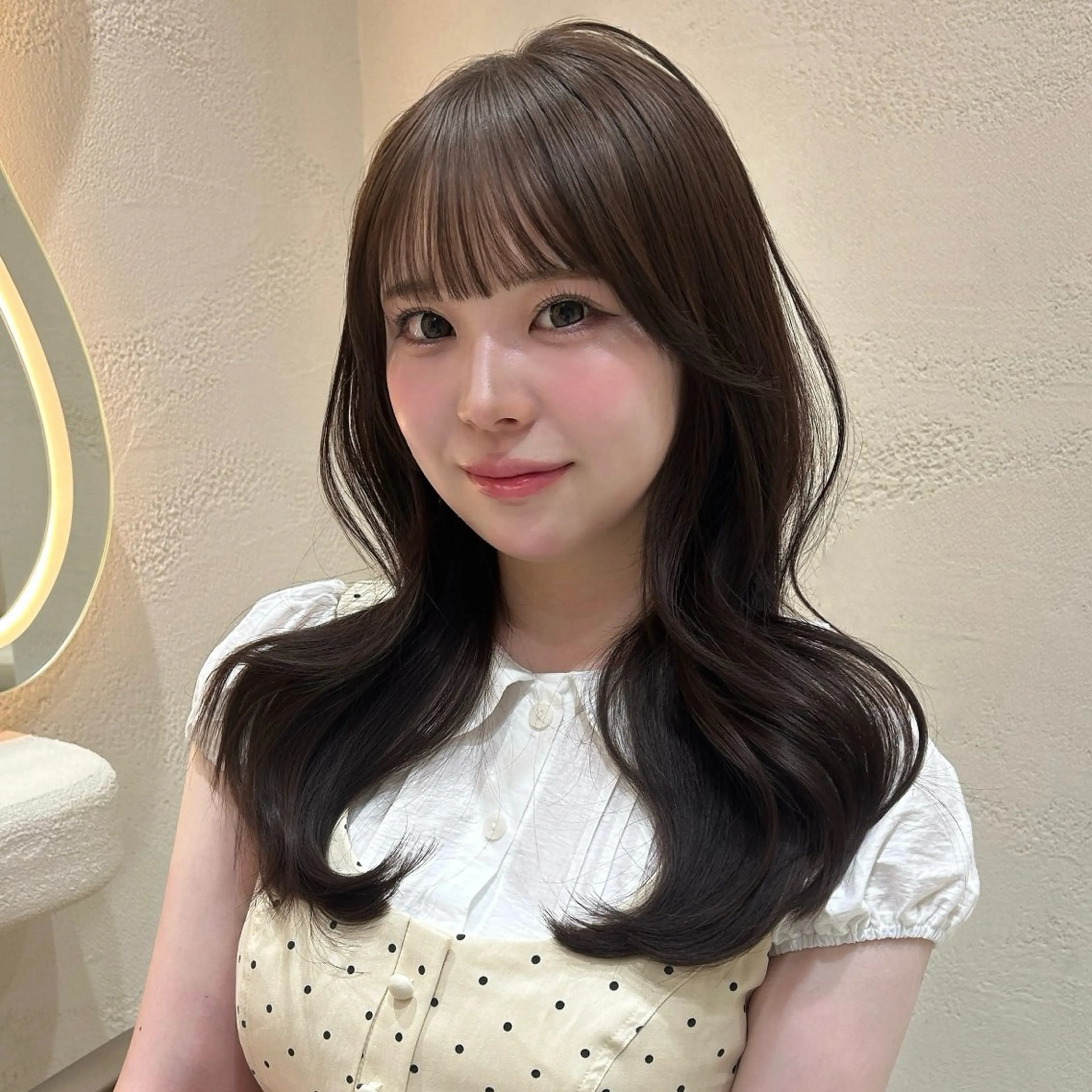 ロング カラー レイヤーカット ロング ヘアカラー 柔らかいガーリーヘア 🎀Mahiroのヘアスタイル