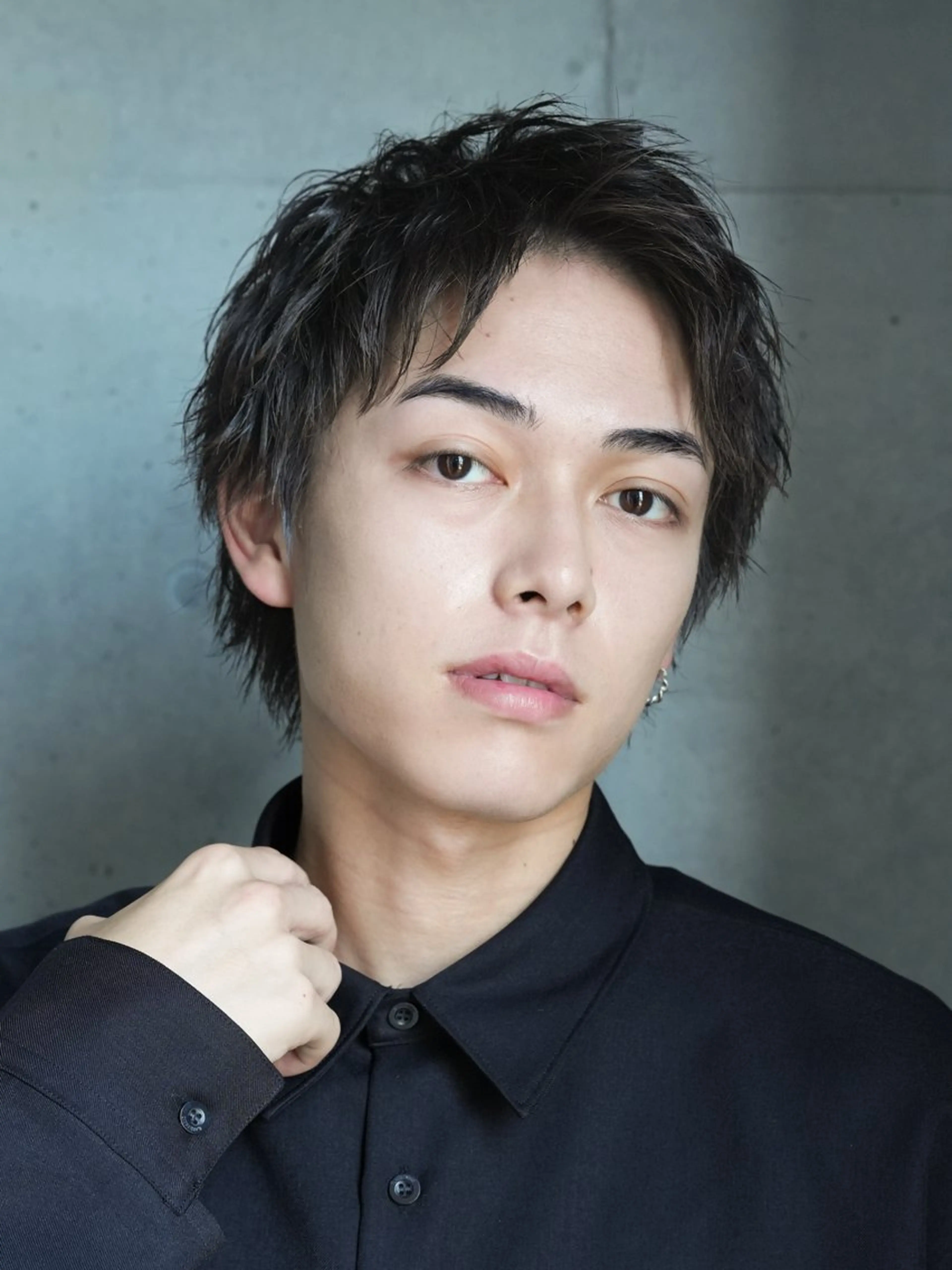 ショート メンズ 深谷 侑亮のヘアスタイル