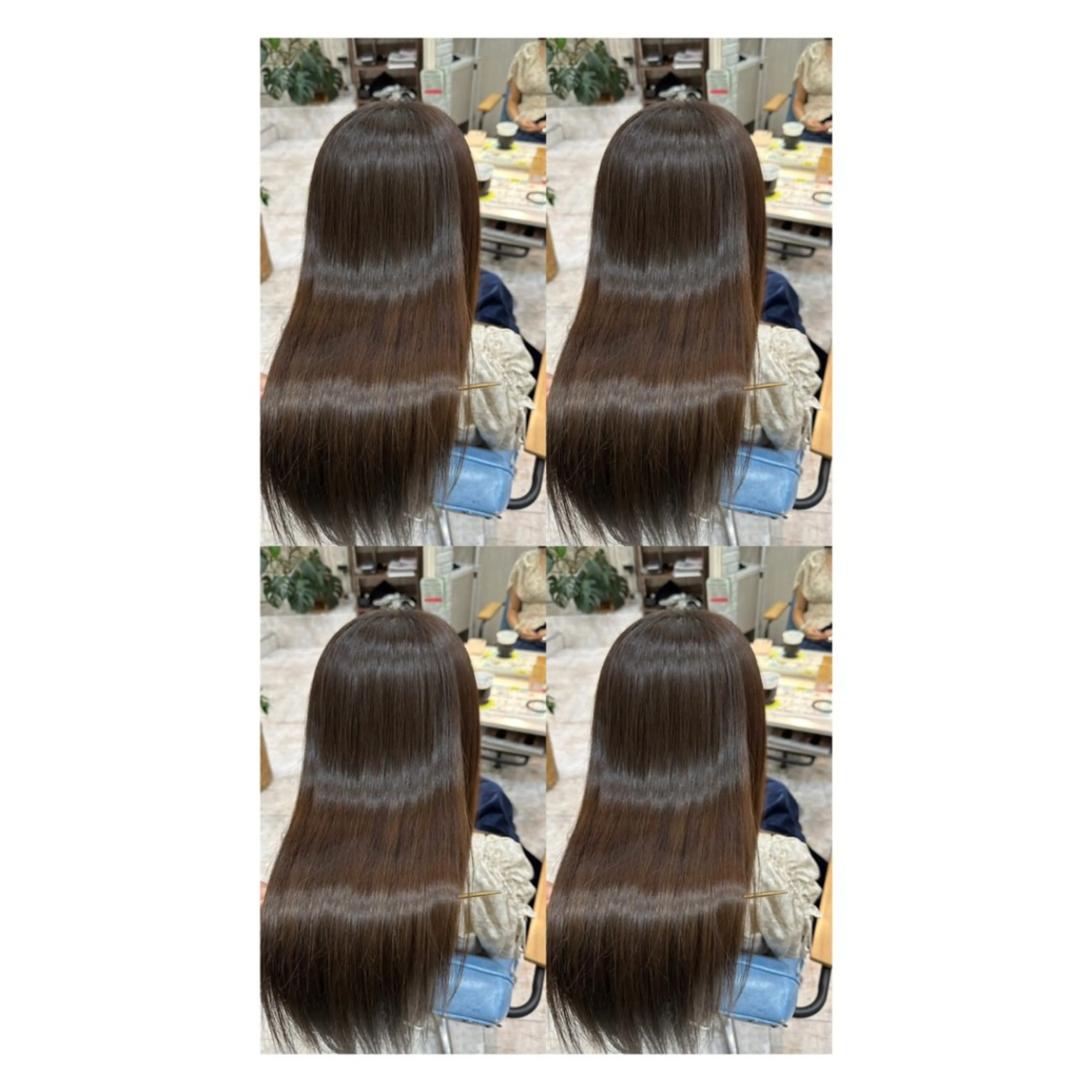 ロング カラー 透明感カラー 髪質改善 縮毛矯正 トリートメント カット ヘアカラー トリートメント 店長✨レイヤー✖️ 髪質改善✖️韓国ヘアのヘアスタイル