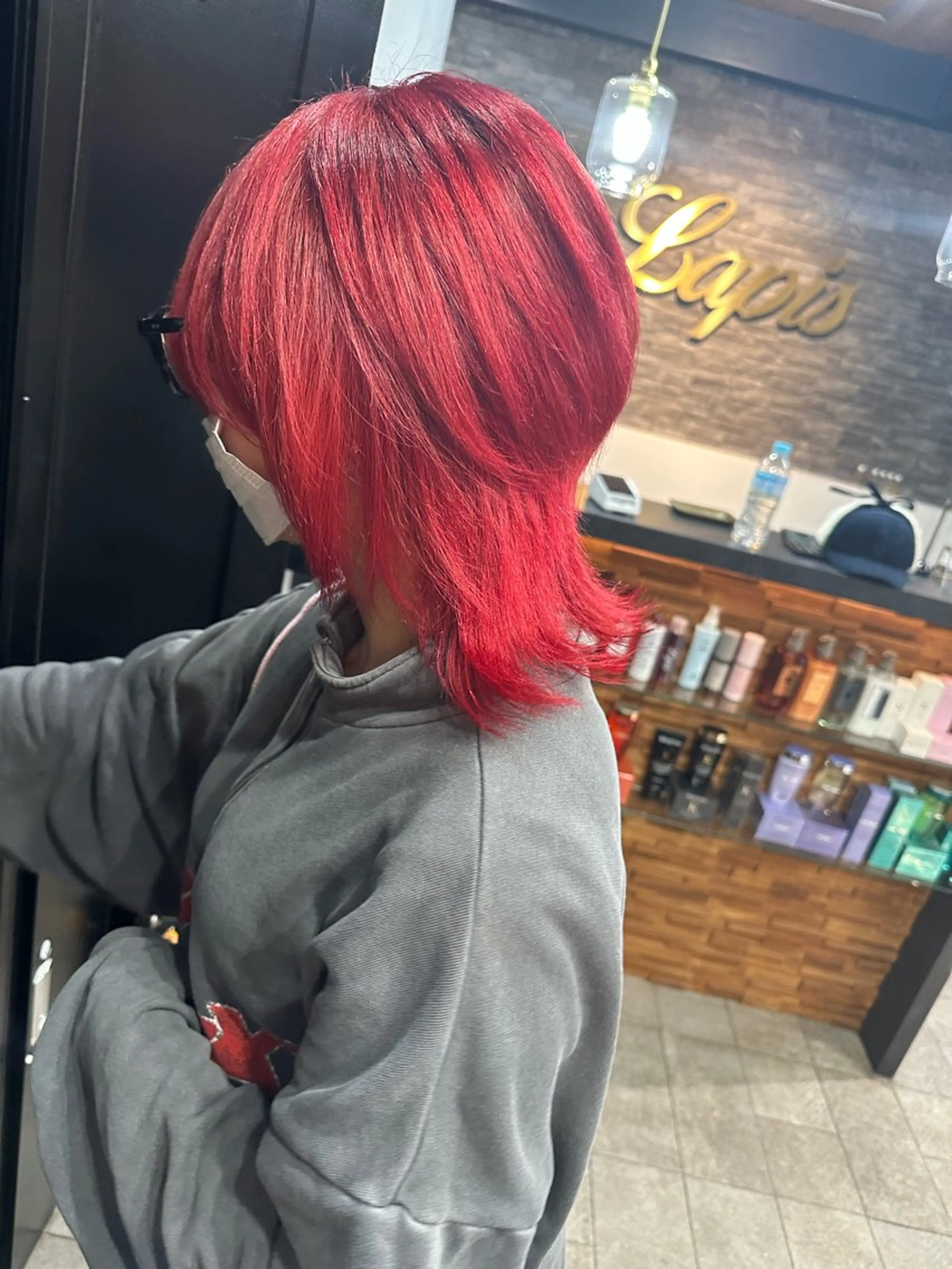 ショート ヘアカラー 横浜lapis amaneのヘアスタイル