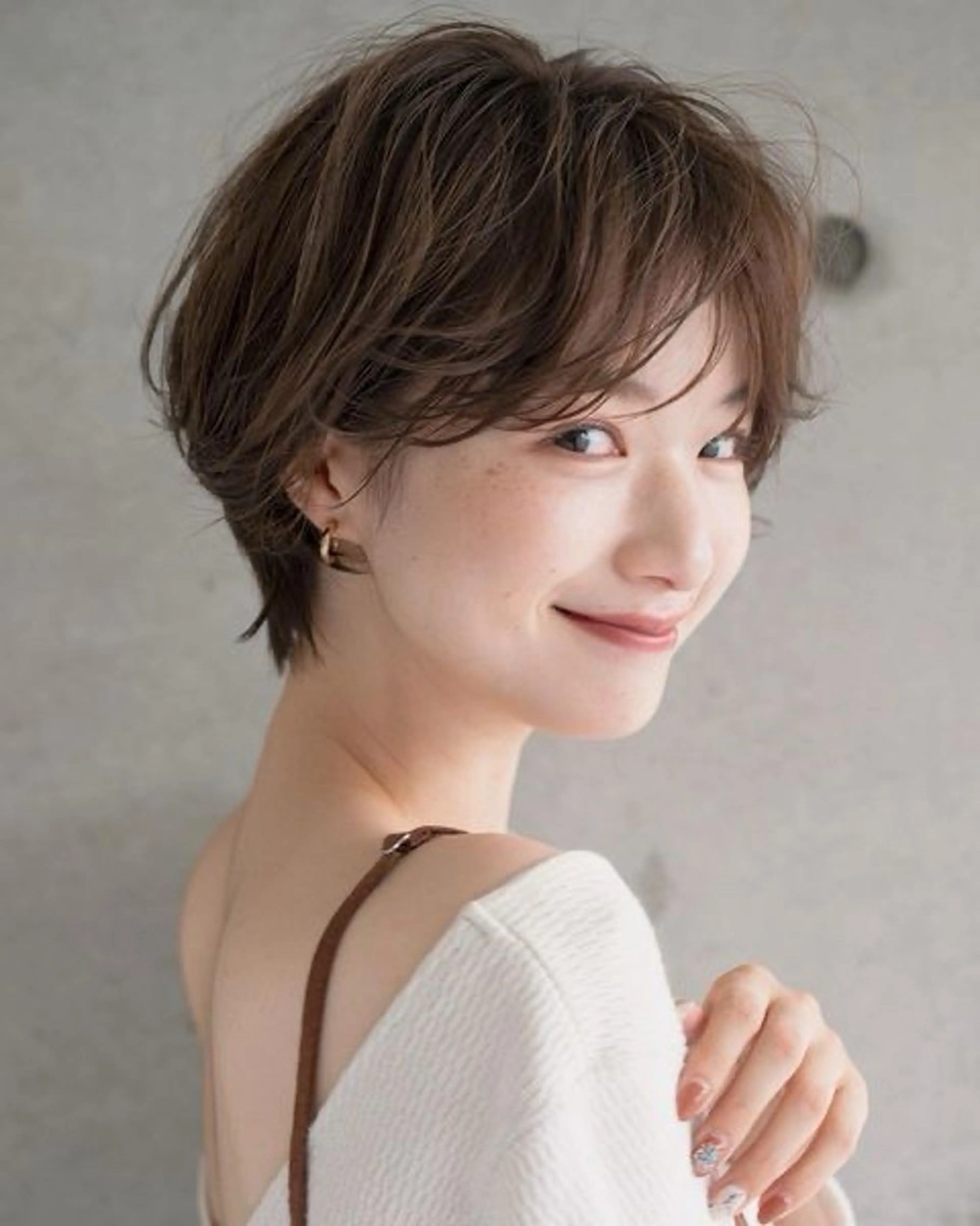 ショート ショートヘア トリートメント レイヤー・ボブカット 透明感カラーこうたのヘアスタイル