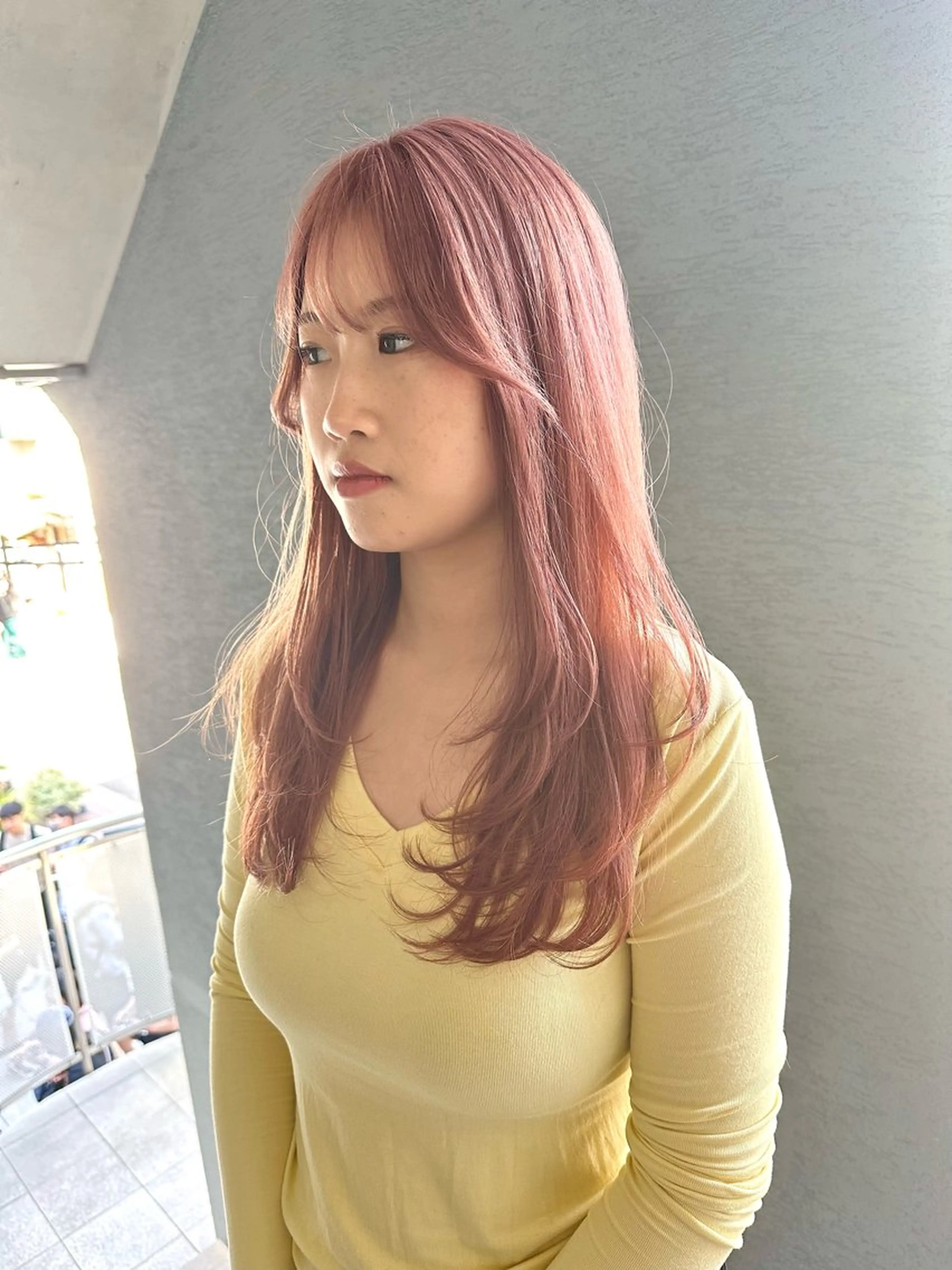 ミディアム カラー ベージュカラー ラベンダーカラー ラベンダーピンク ピンクカラー ピンクベージュ カット ヘアカラー トリートメント ARCANAブリーチ ダブルカラー🌟原宿のヘアスタイル