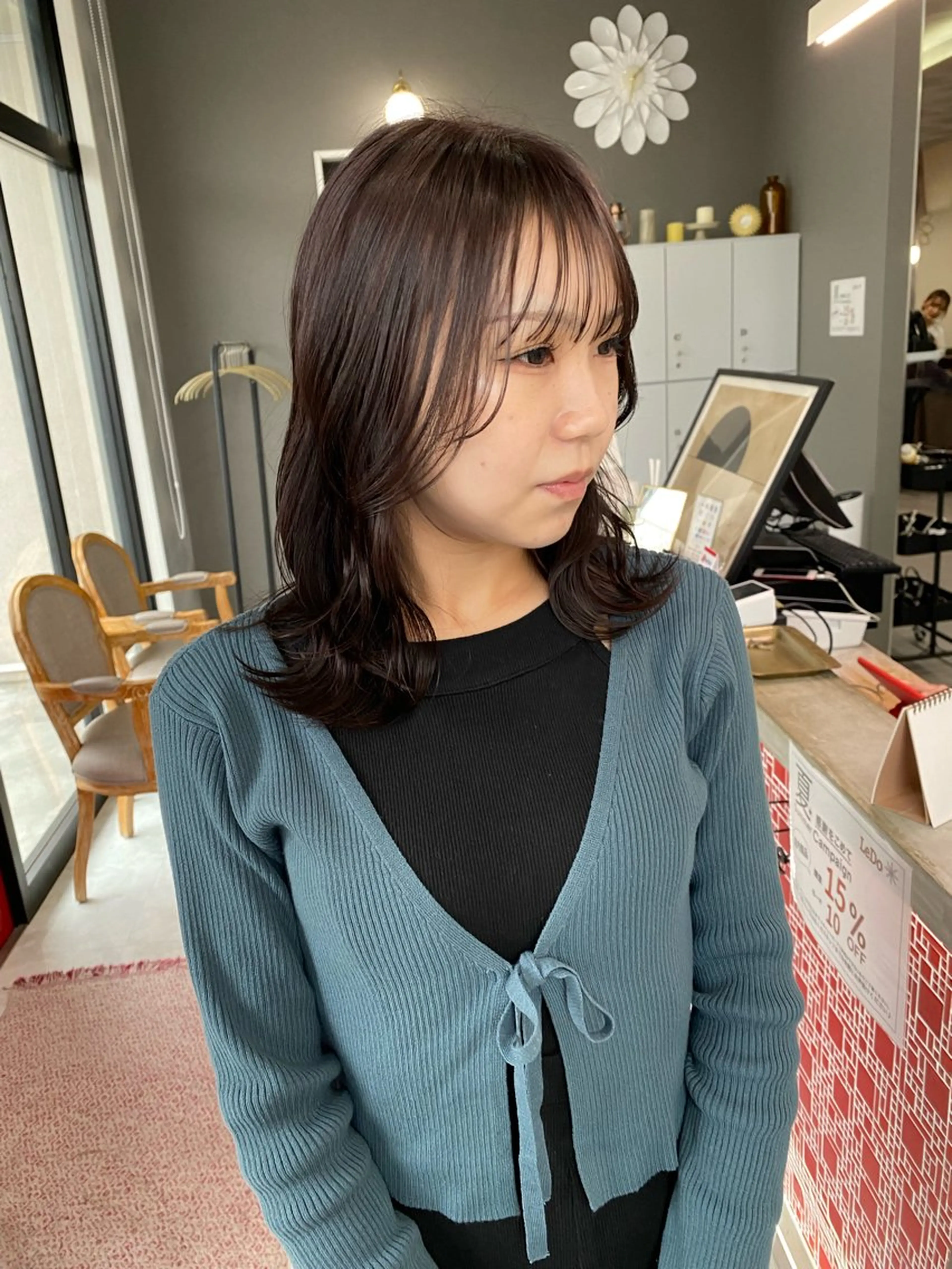 ロング レイヤーカット 宇佐美 柊のヘアスタイル