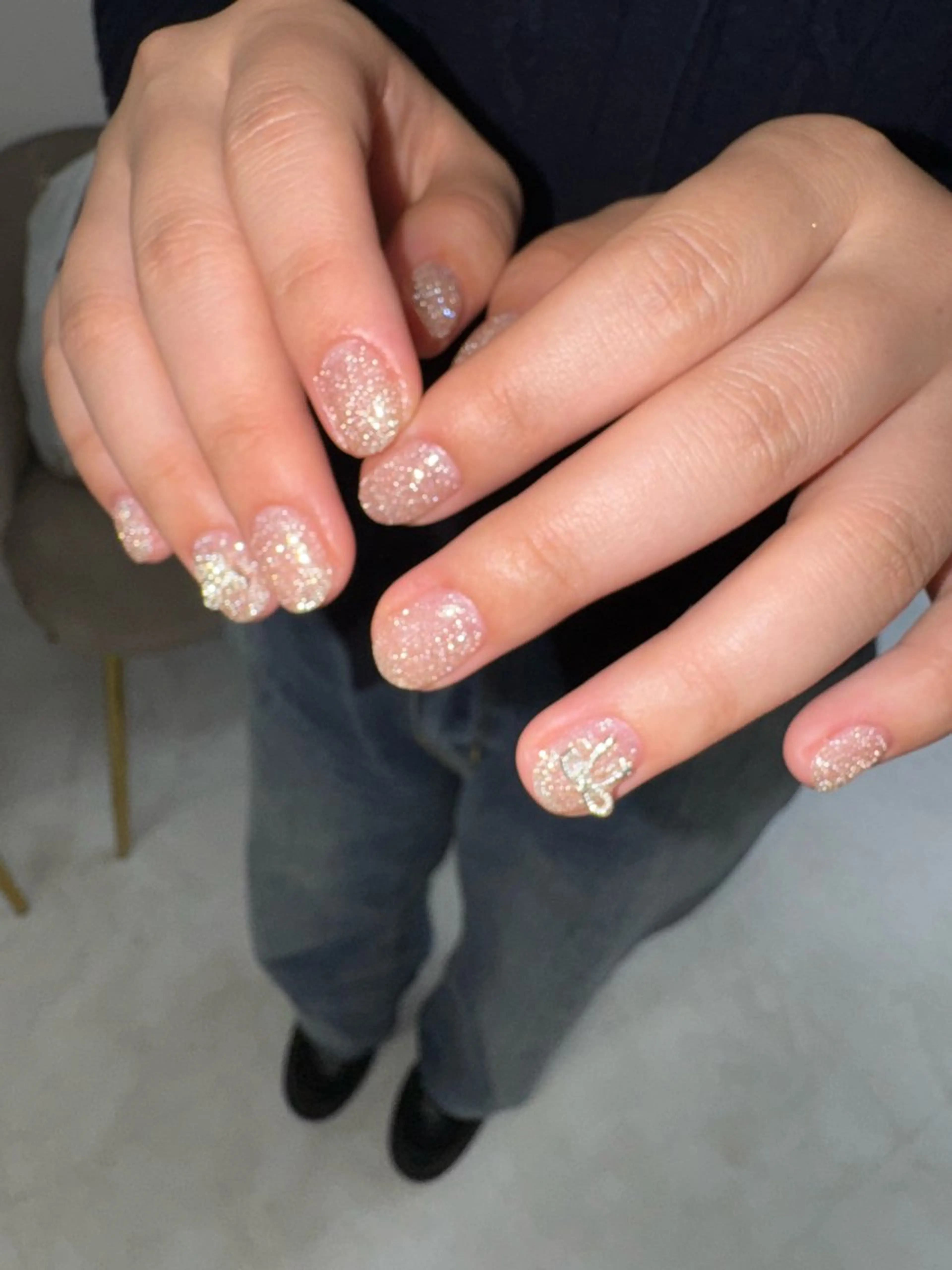 ネイル フラッシュネイル ニュアンスネイル フットネイル Nail salon Genieのネイルデザイン